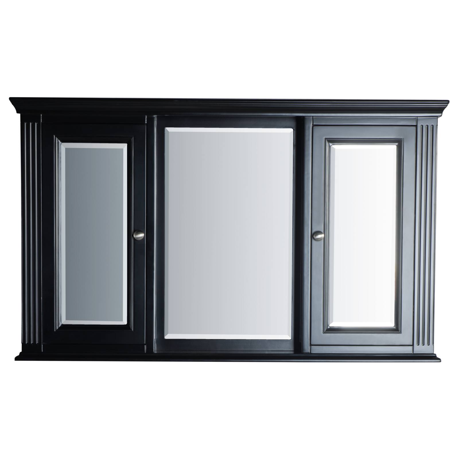 OC Classique 1250mm Black Mirror Cabinet