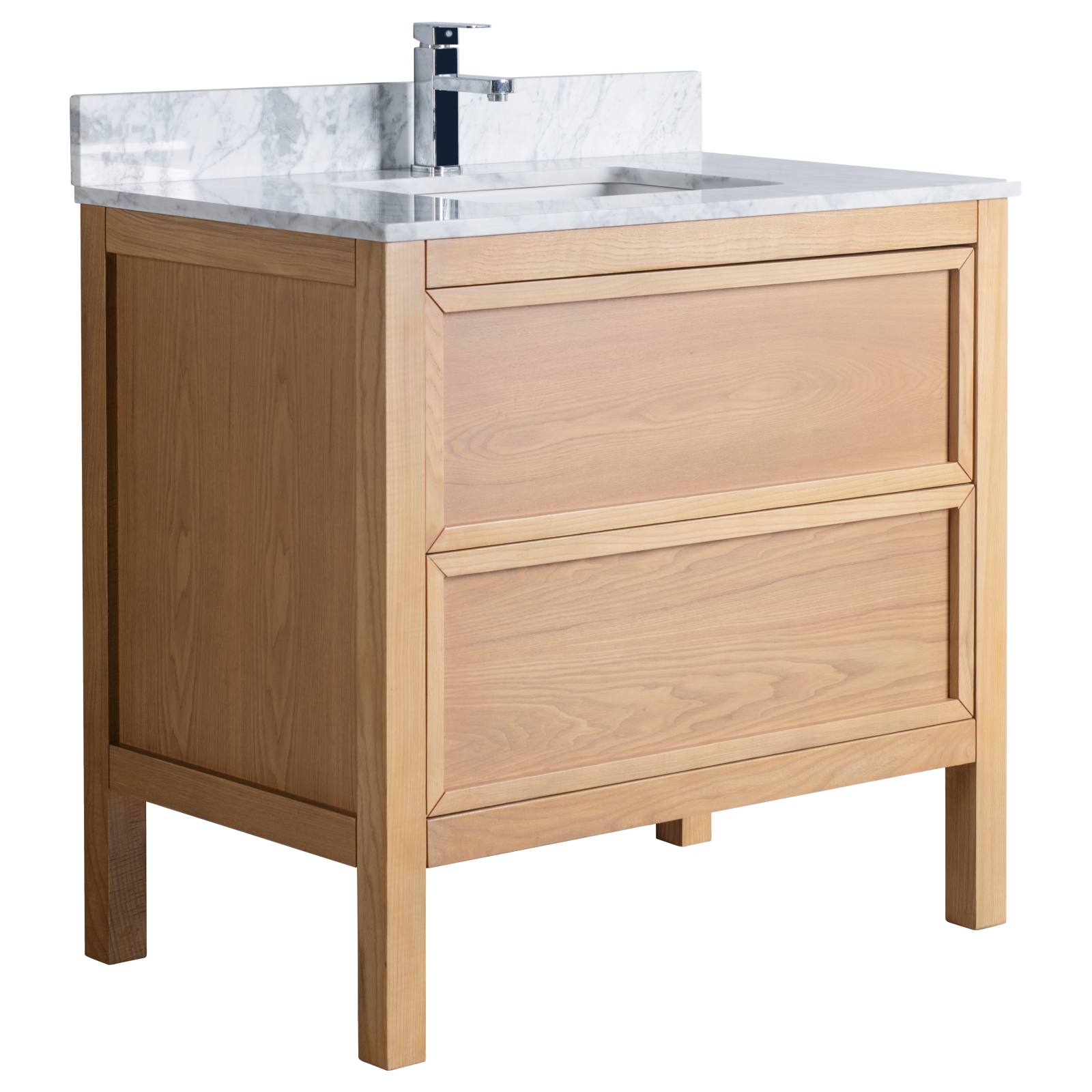 Penfold 90cm Single Vanity, Light Oak