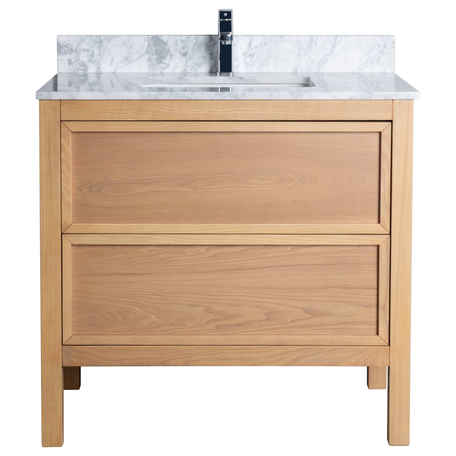 Penfold 90cm Single Vanity, Light Oak