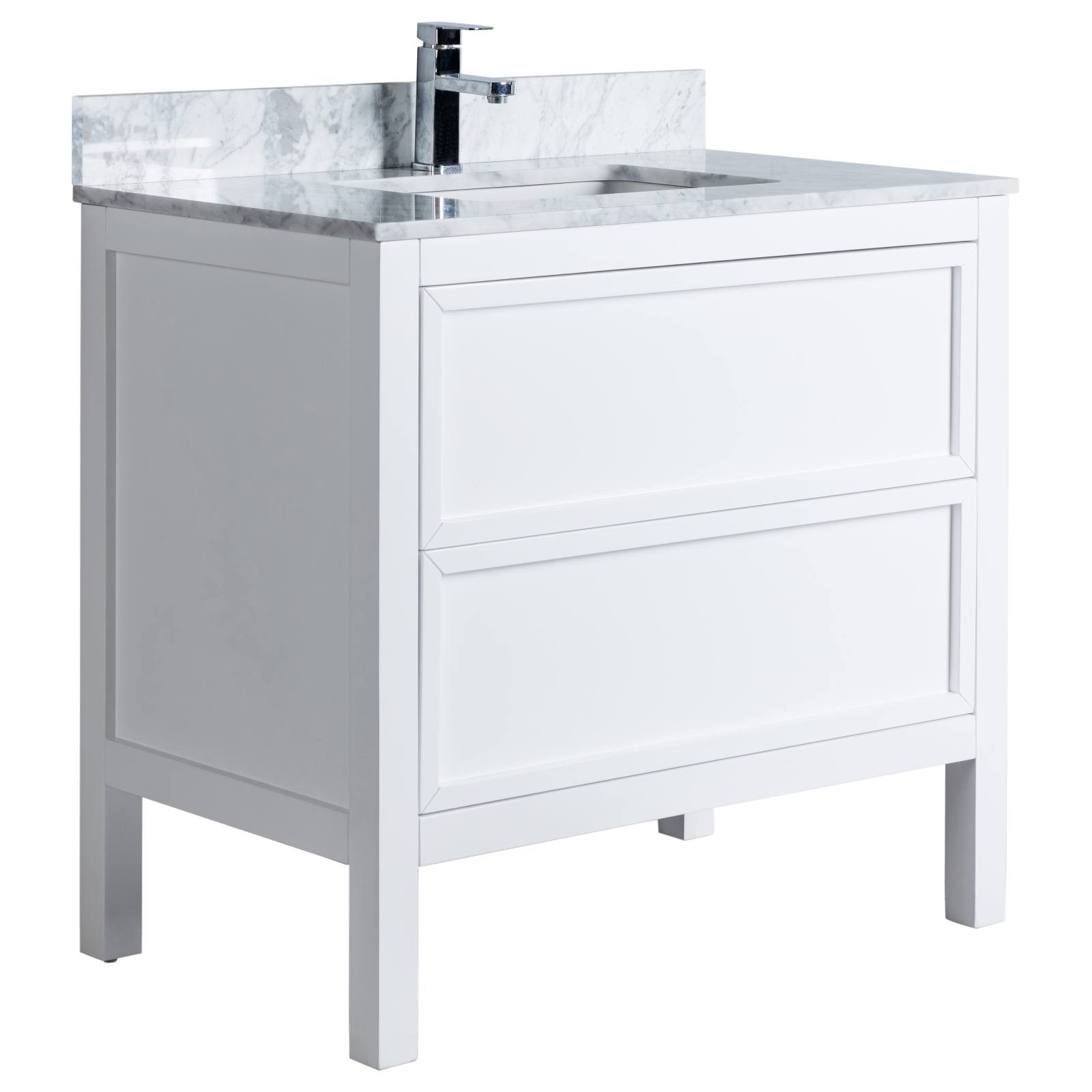 Penfold 90cm Single Vanity, White