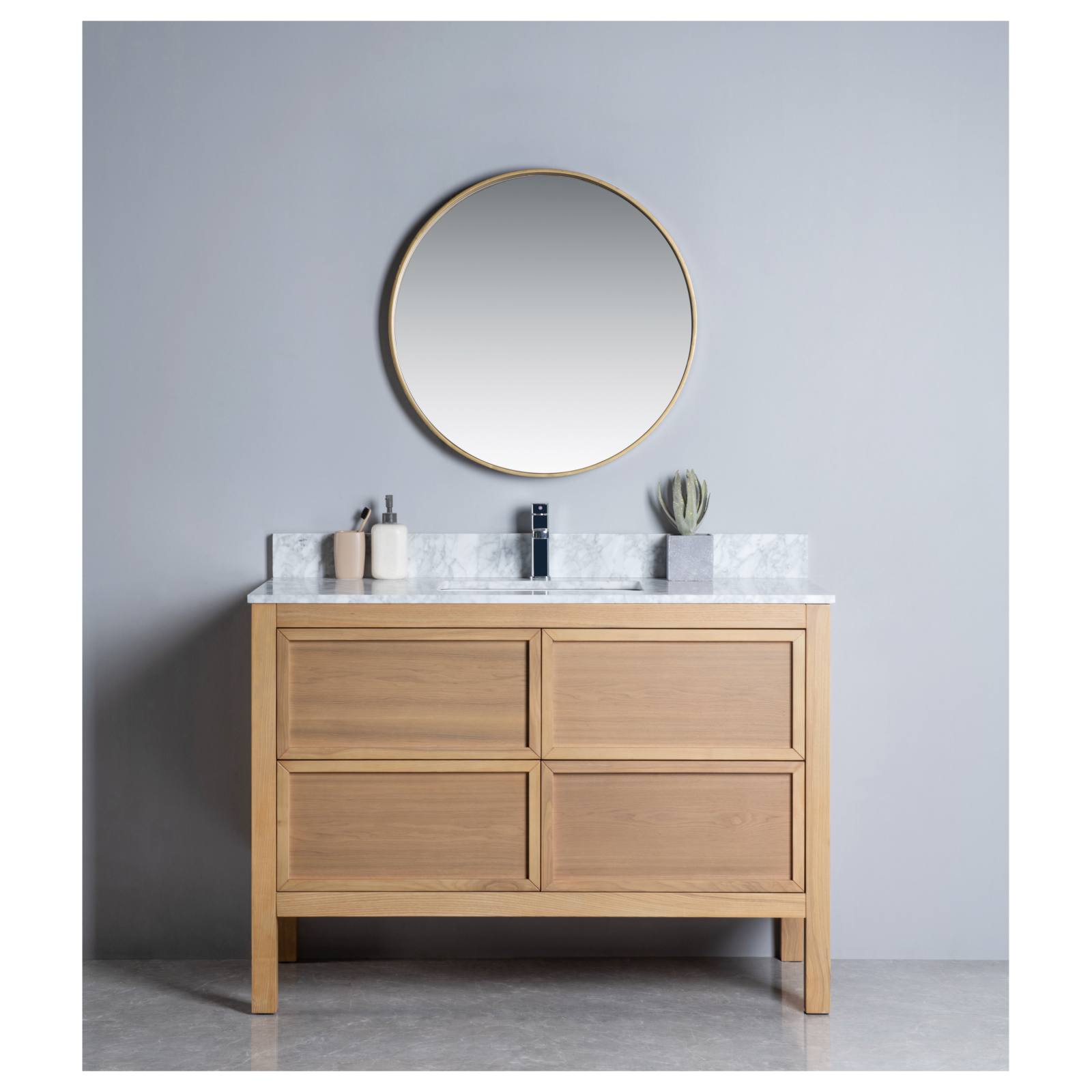 Penfold 120cm Single Vanity, Light Oak