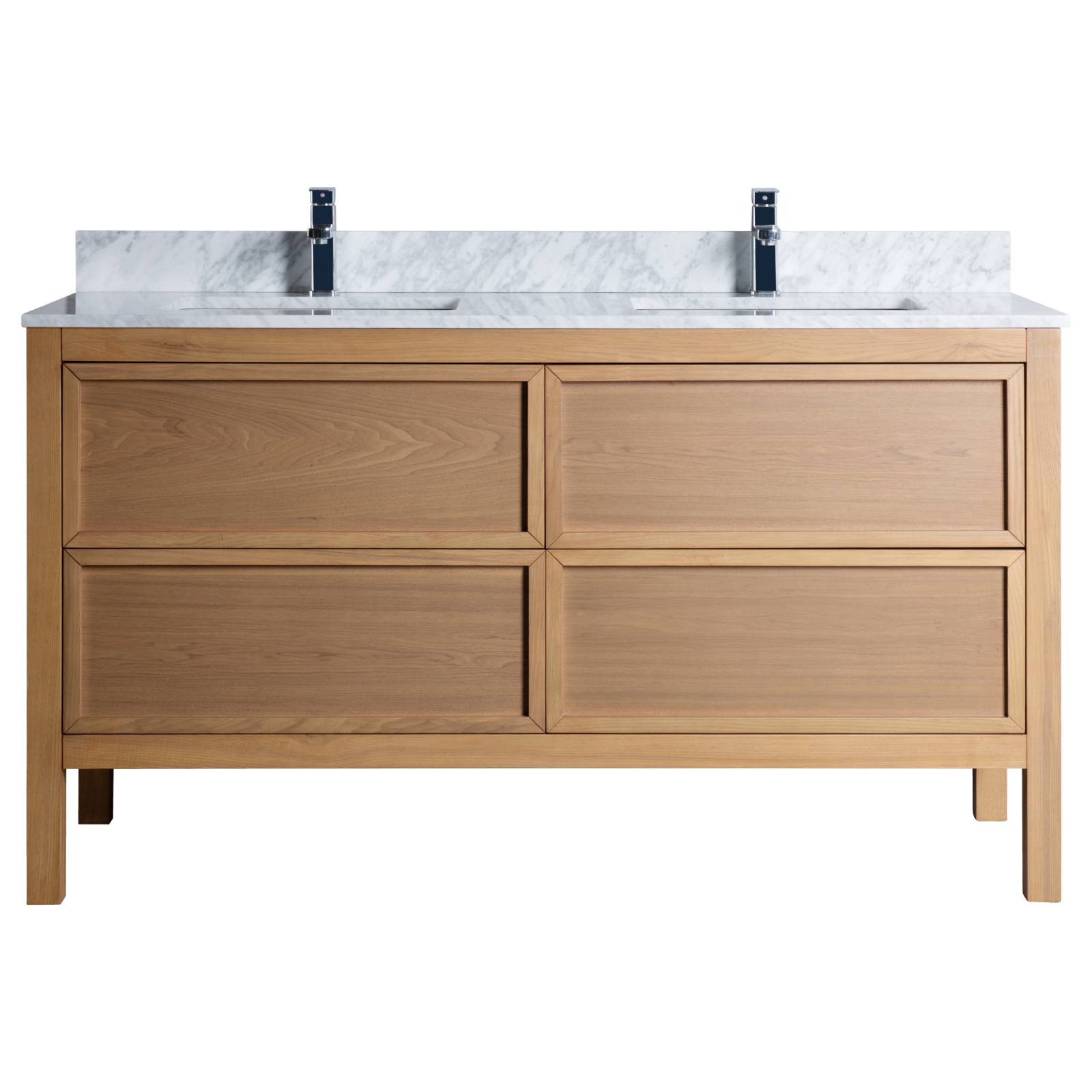 Penfold 150cm Double Vanity, Light Oak
