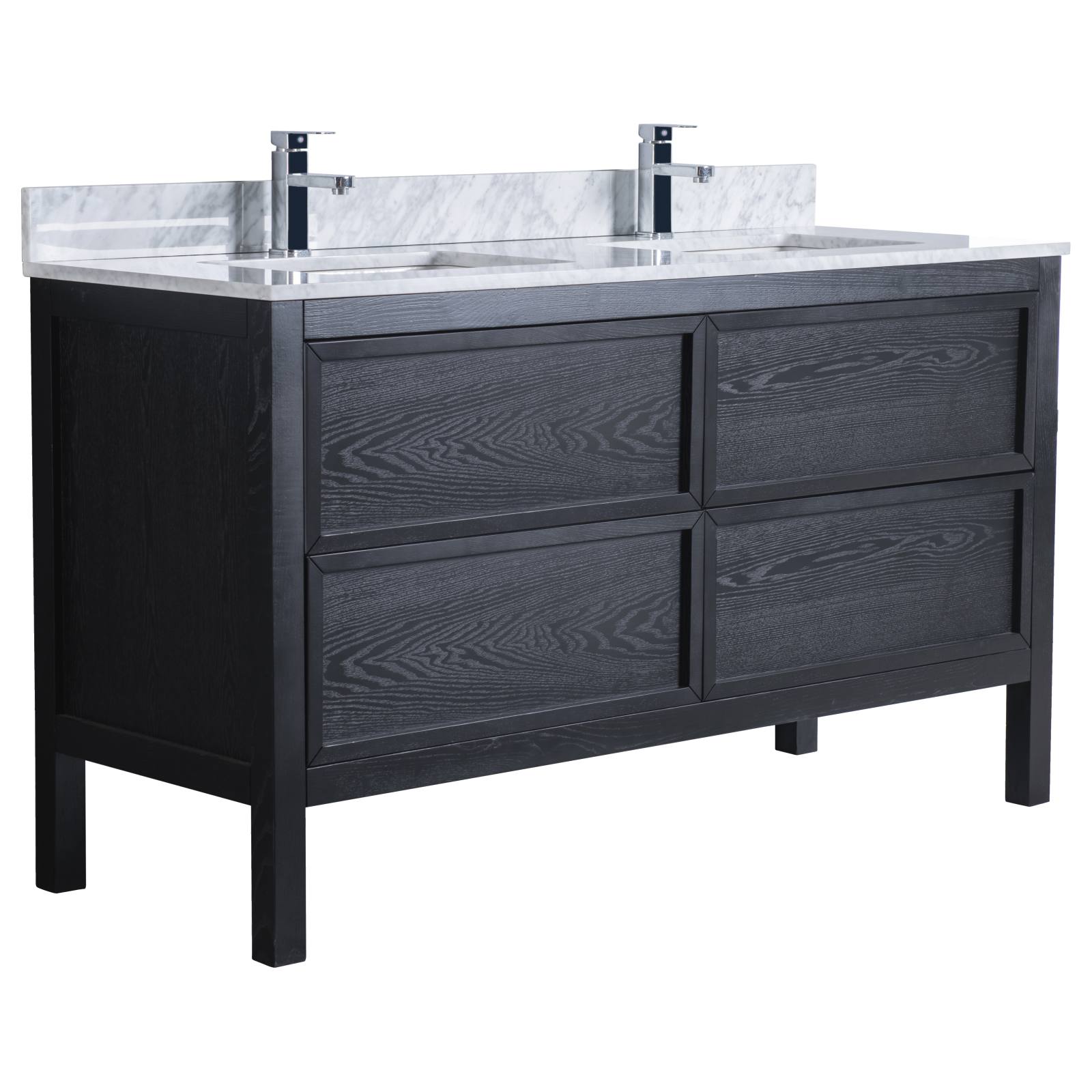 Penfold 150cm Double Vanity, Dark Oak