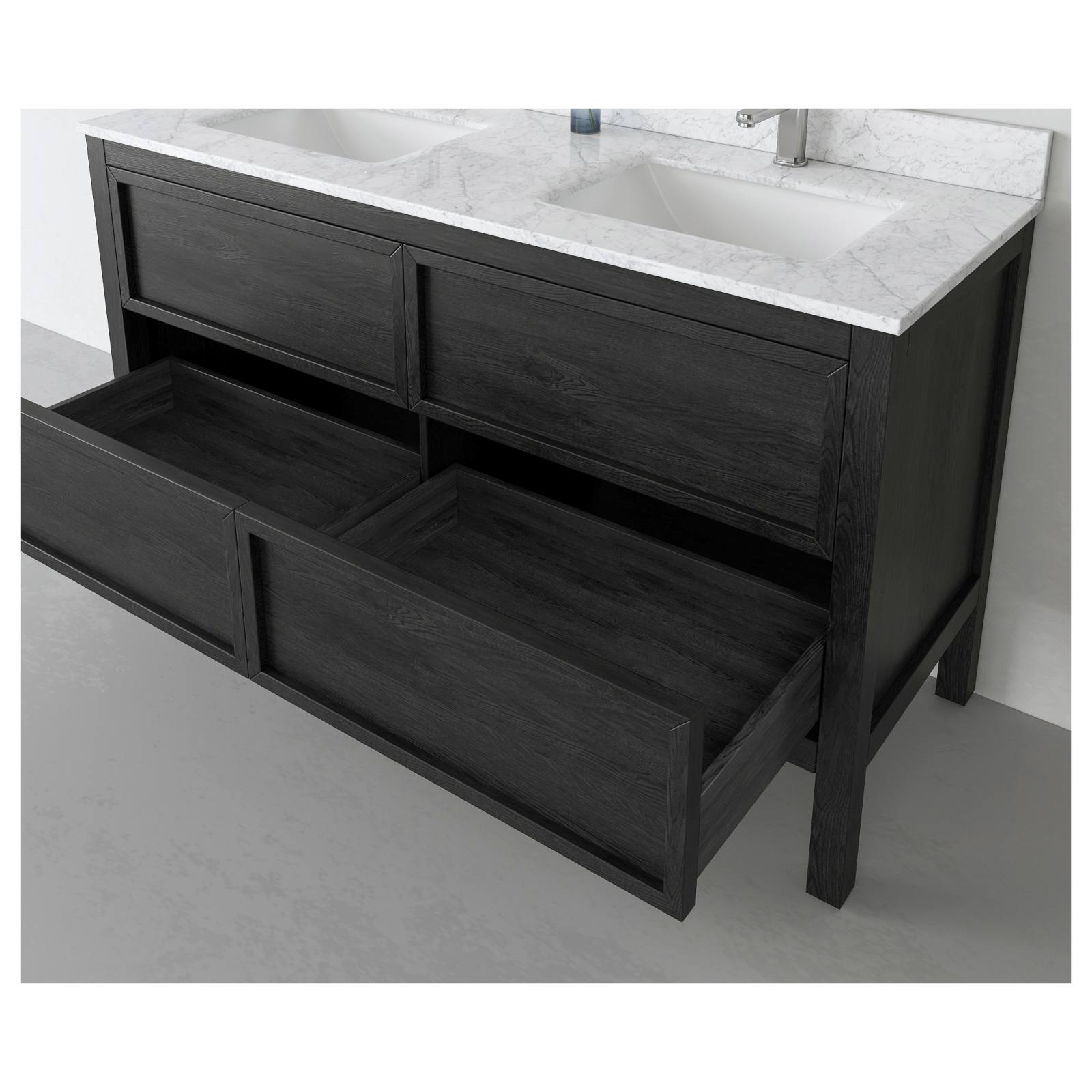 Penfold 150cm Double Vanity, Dark Oak
