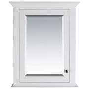 Shaker Mirror Timber Cabinet, White