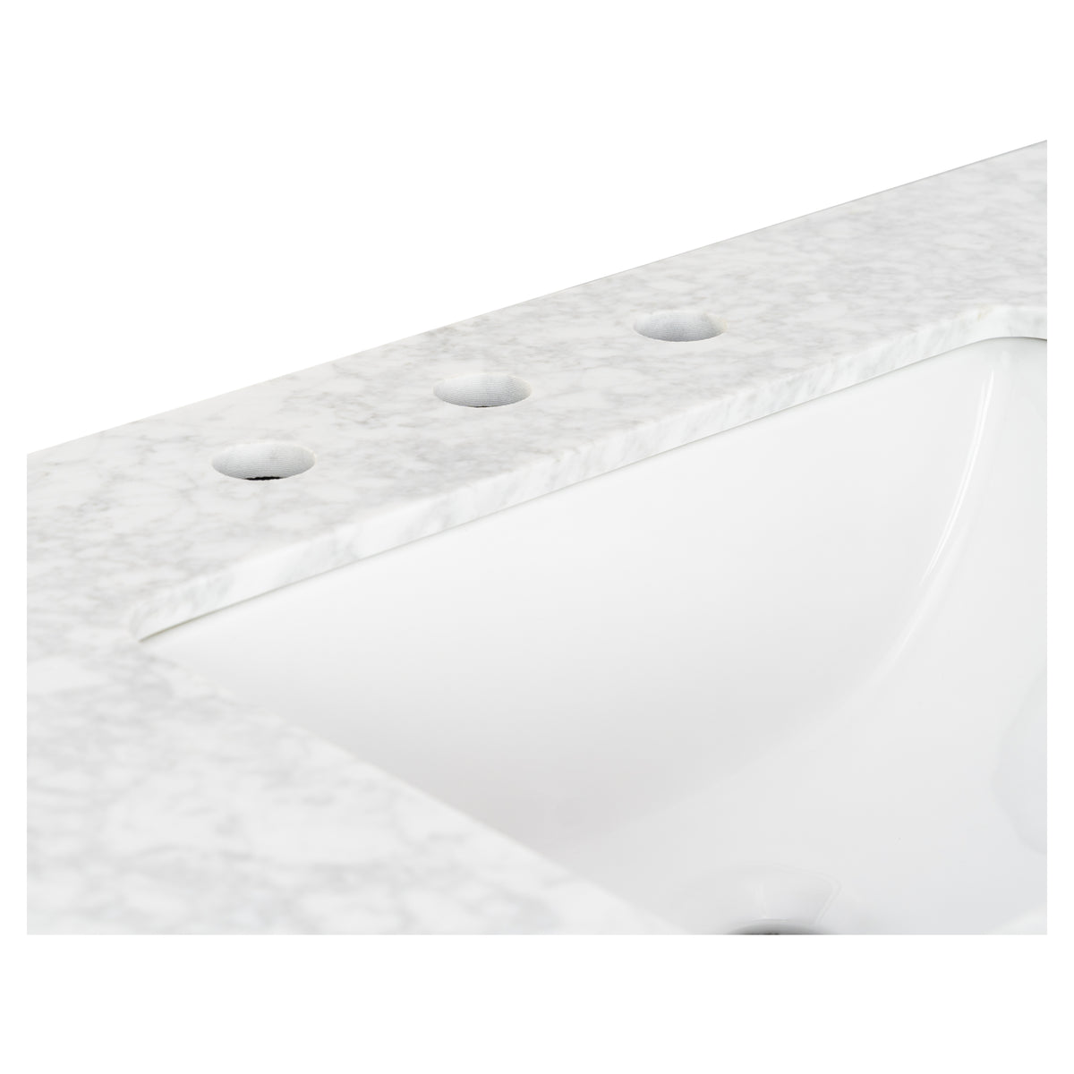 OC Classique 1800mm Marble Top Single Vanity, Navy Blue