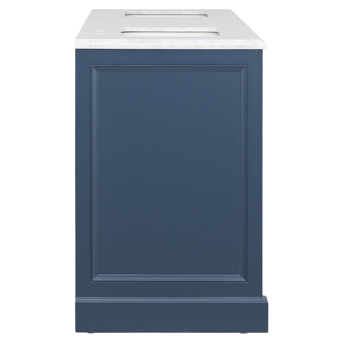 OC Classique 1800mm Marble Top Single Vanity, Navy Blue