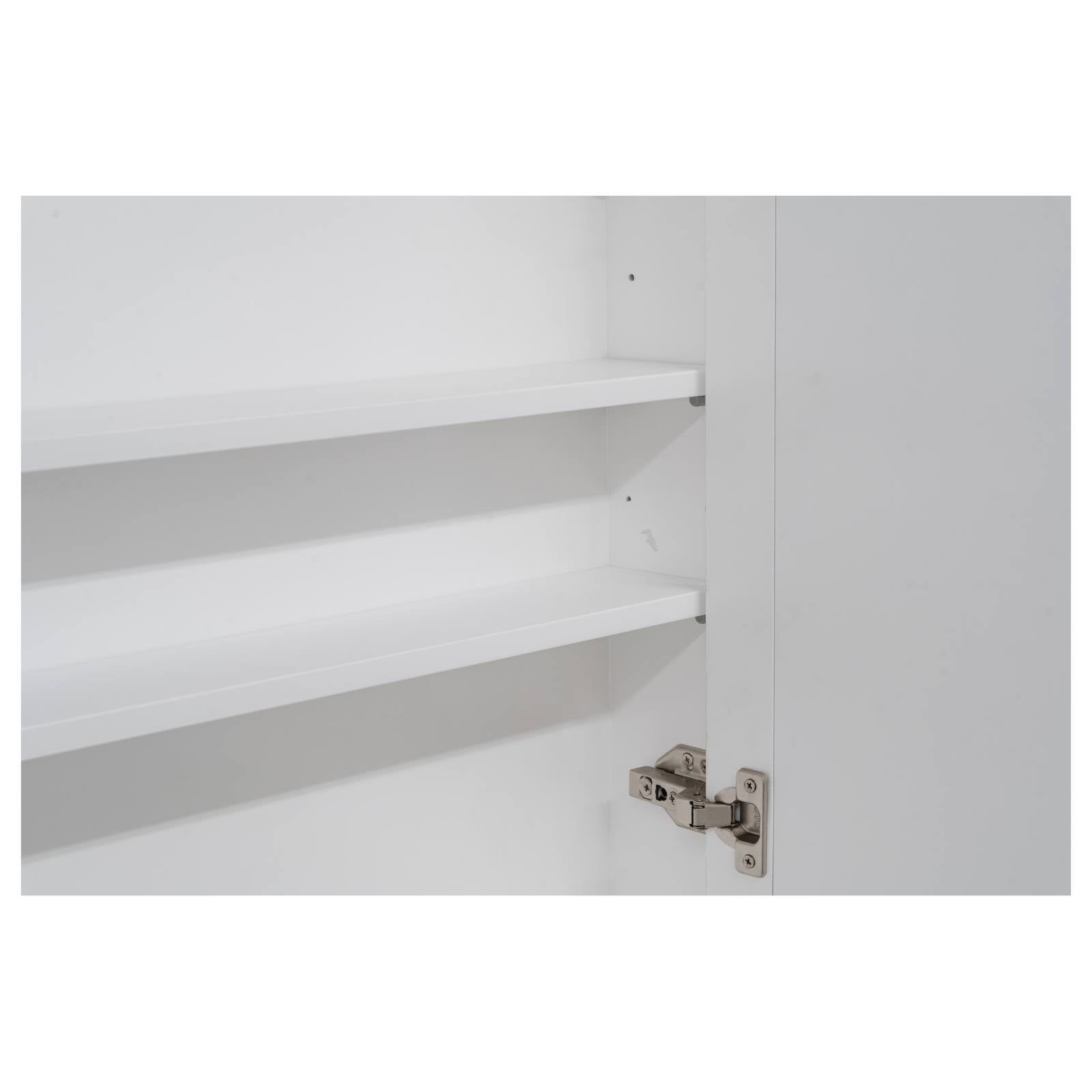 OC Classique 1000mm White Mirror Cabinet