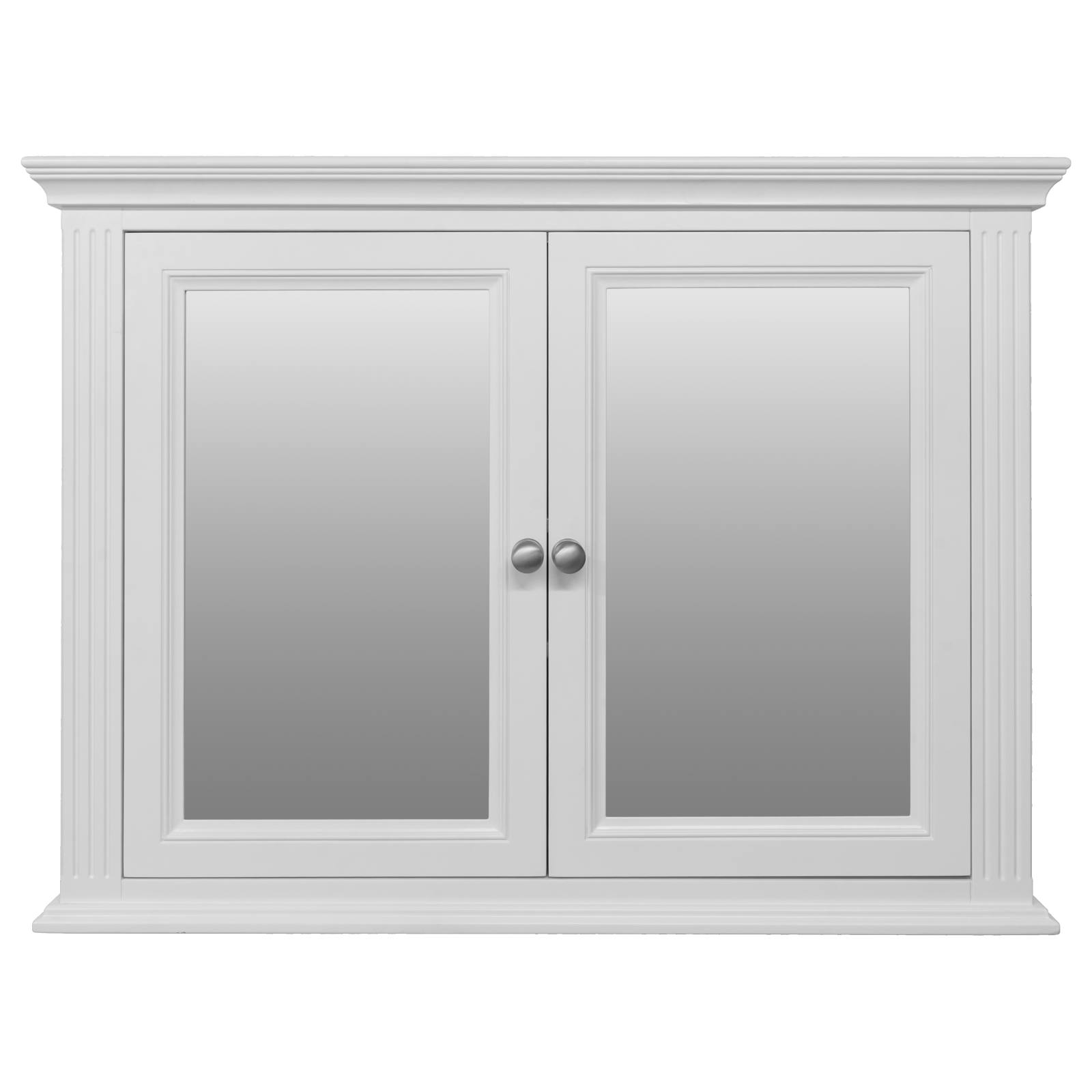 OC Classique 1000mm White Mirror Cabinet