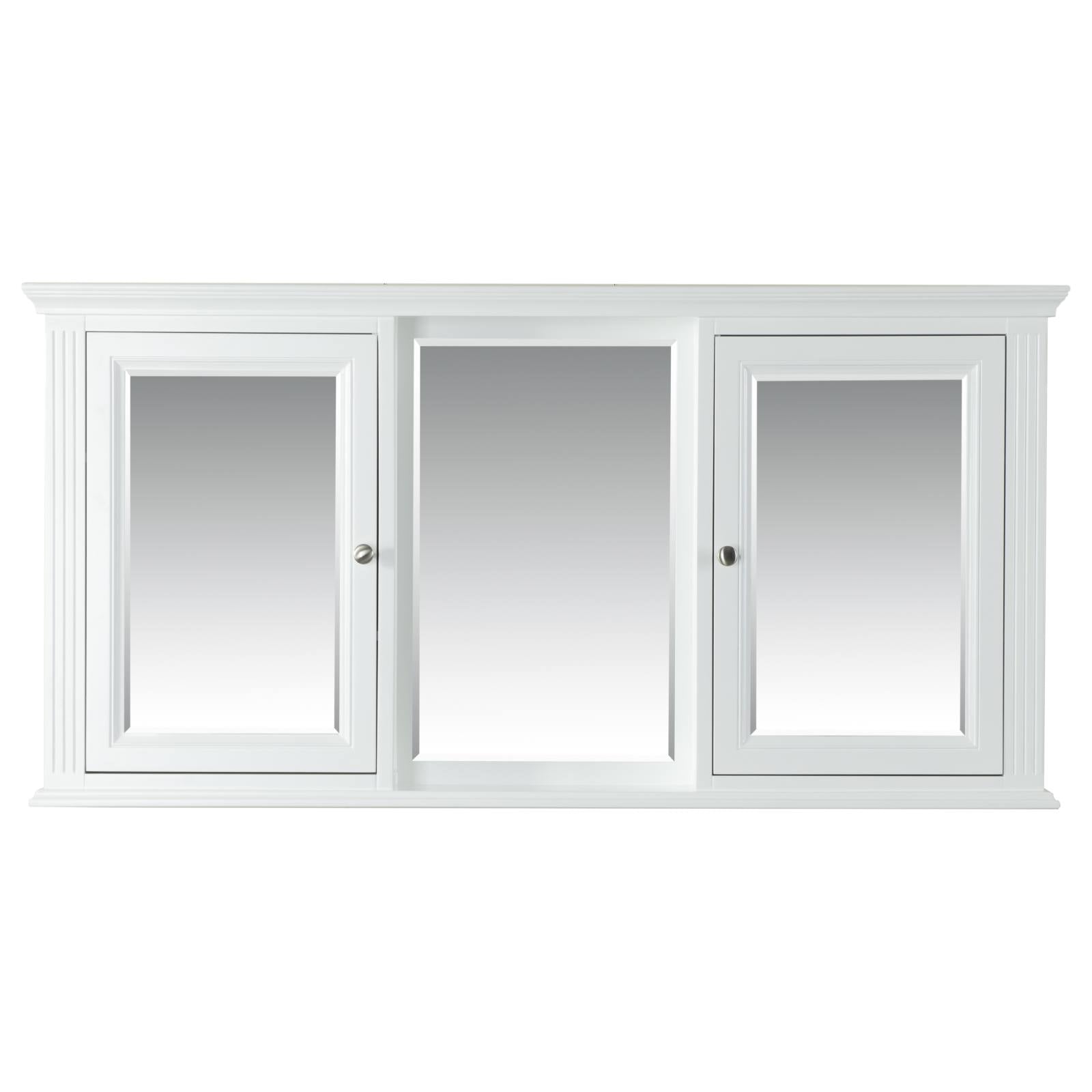 OC Classique 1500mm White Mirror Cabinet