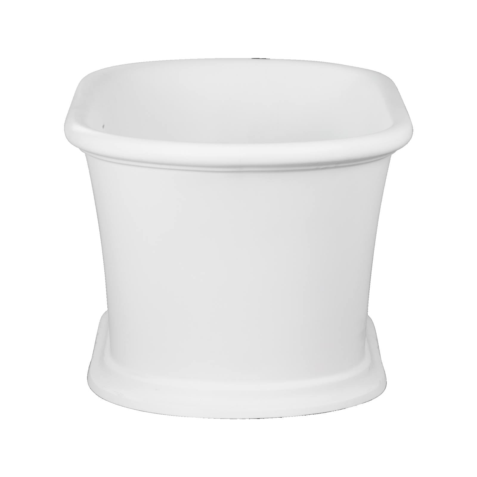 Anlon 1550mm Matte White Cast Stone Bath