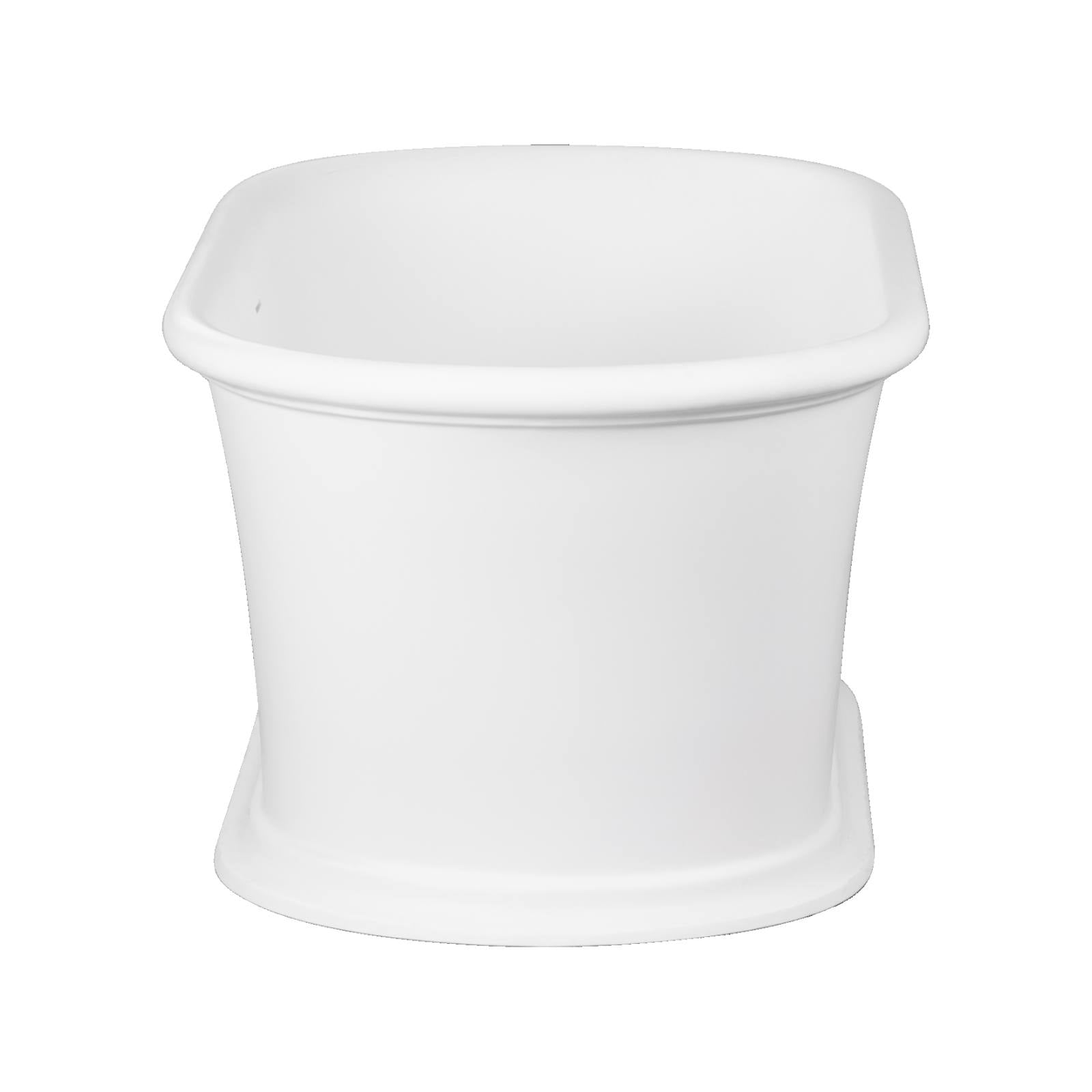 Anlon 1700mm Matte White Cast Stone Bath