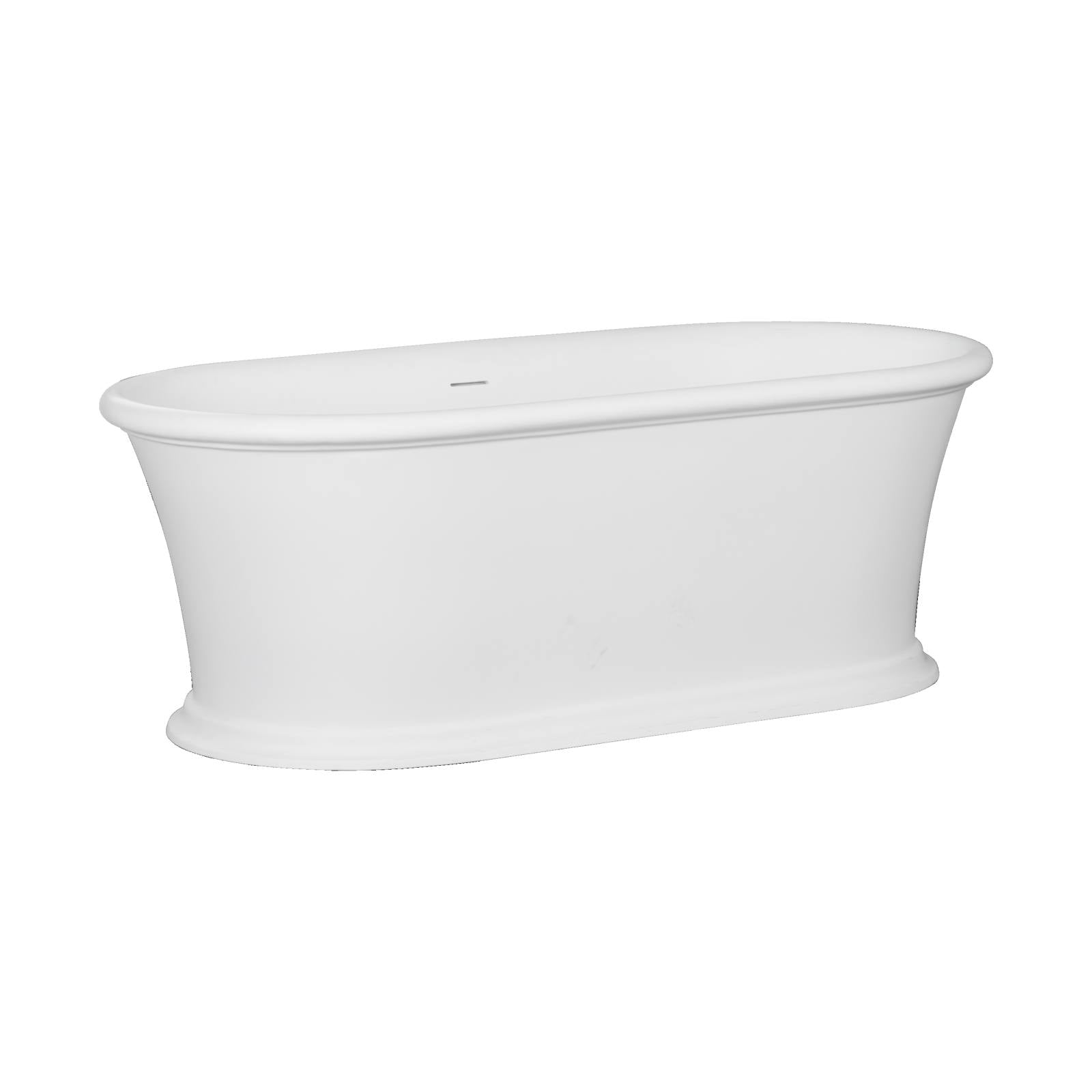 Anlon 1700mm Matte White Cast Stone Bath