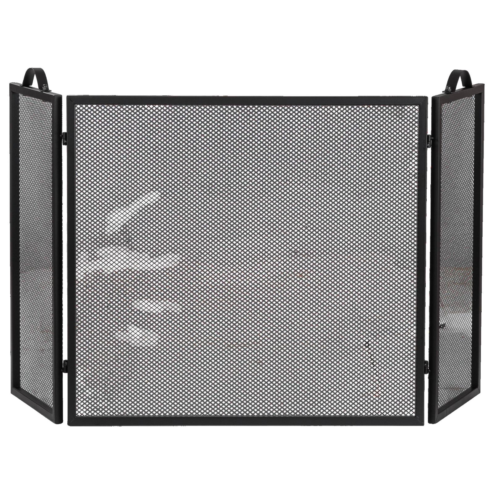Radley 3-fold 127x62cm Metal Firescreeen, Black