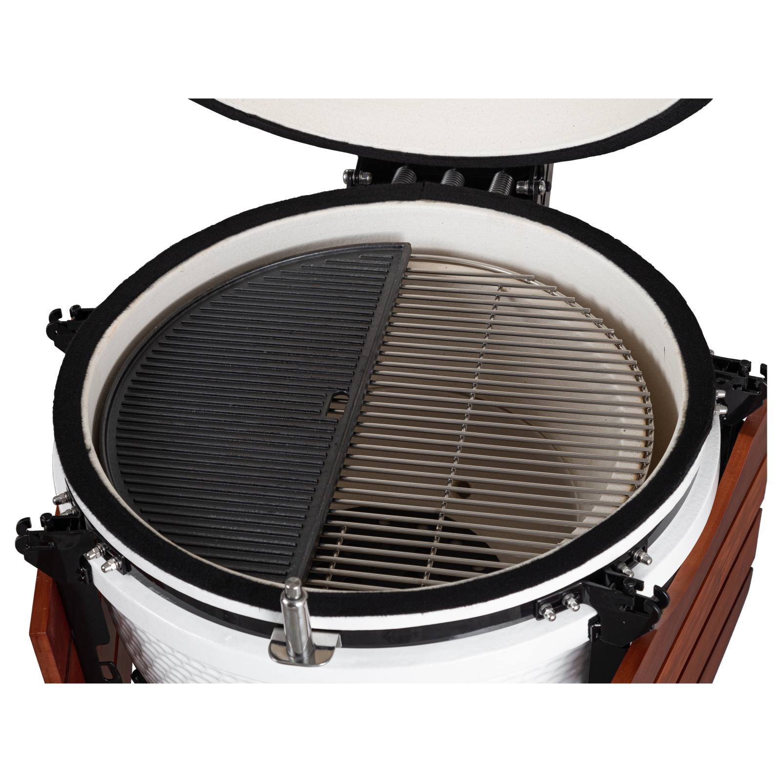 Kamado Devil 24" BBQ Half Moon Cast Iron Plate