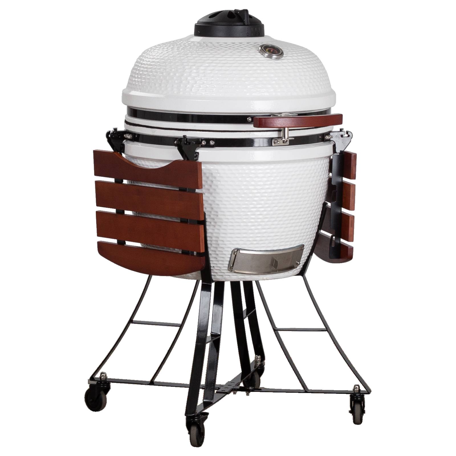 Kamado Devil 24 Inch Ceramic BBQ, White