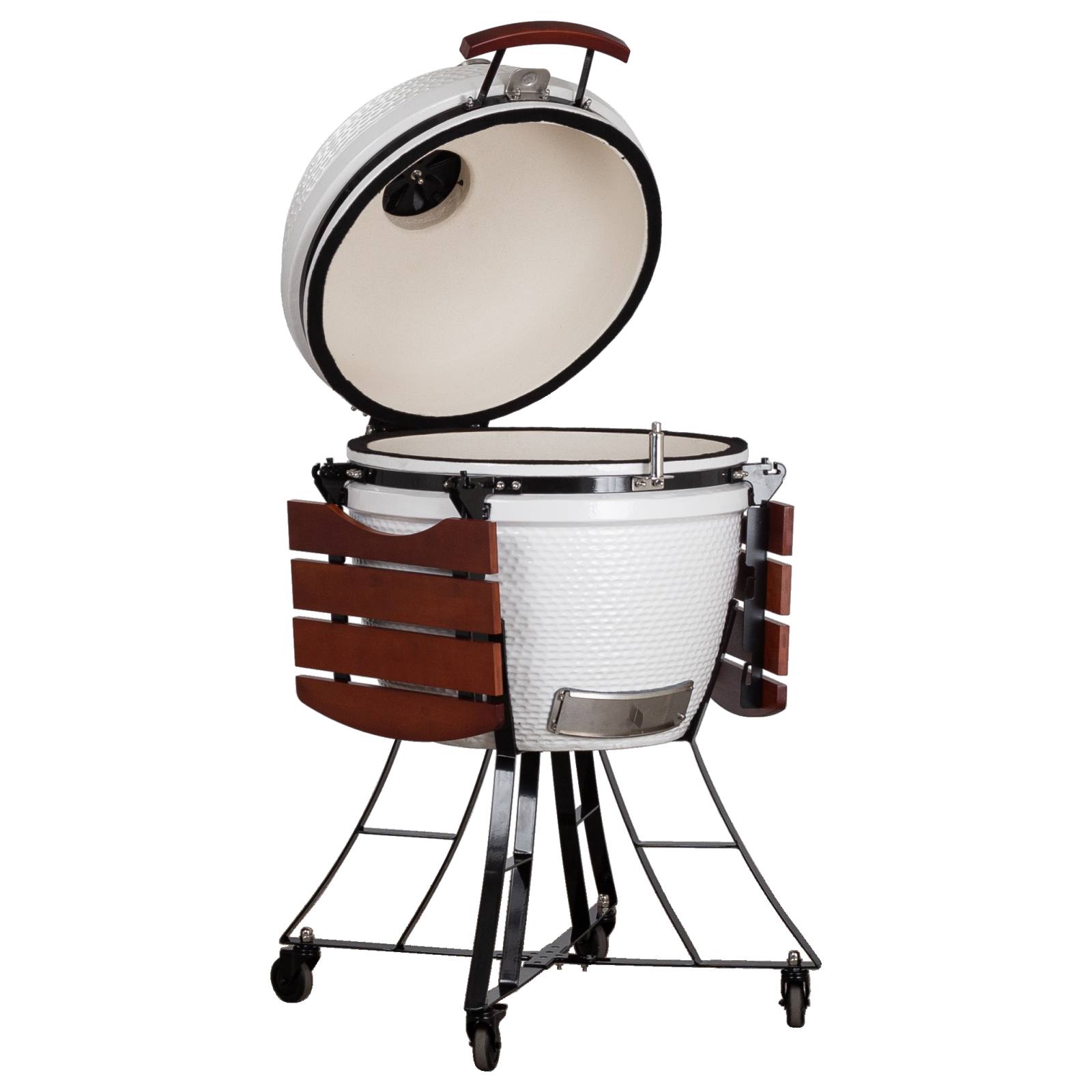 Kamado Devil 24 Inch Ceramic BBQ, White