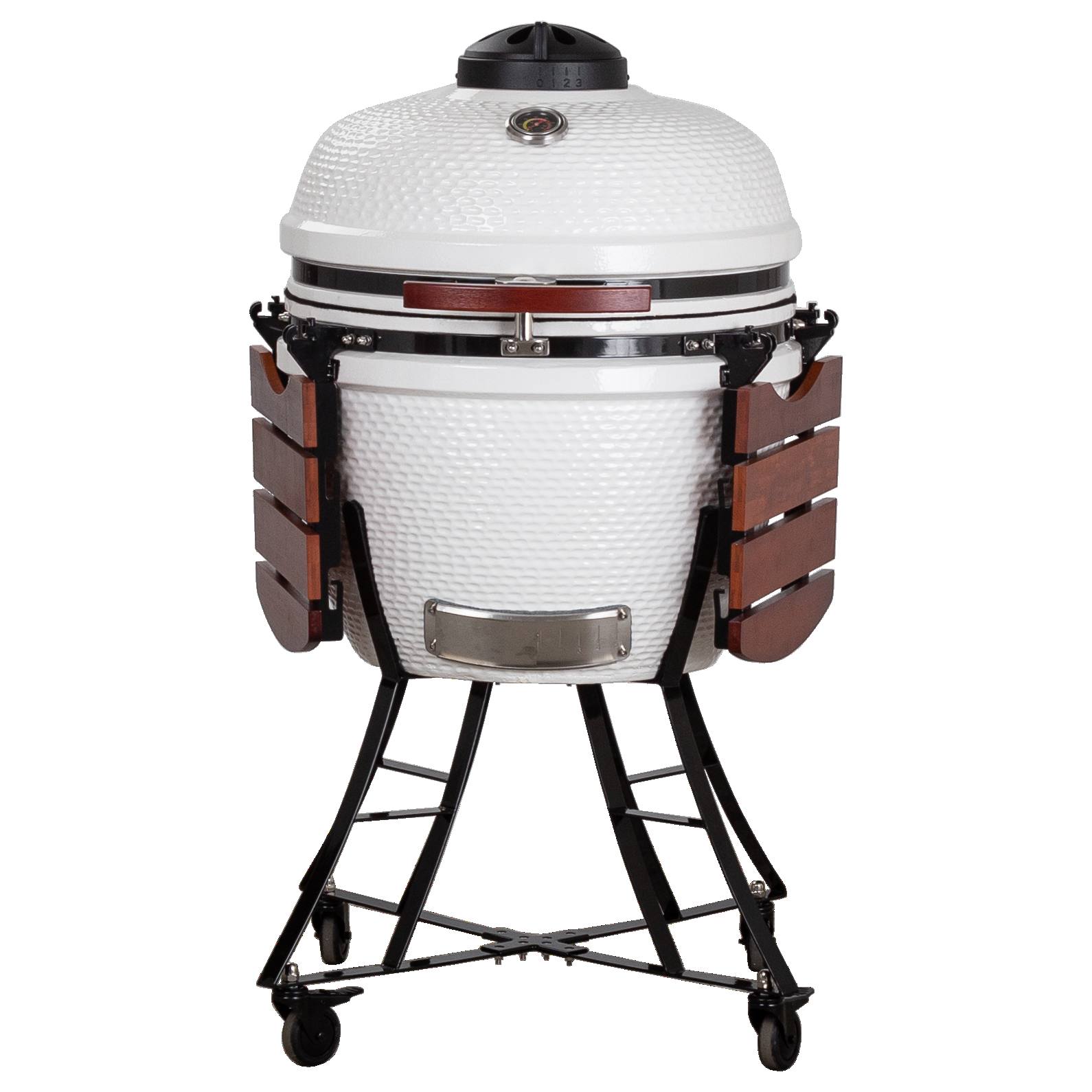Kamado Devil 24 Inch Ceramic BBQ, White