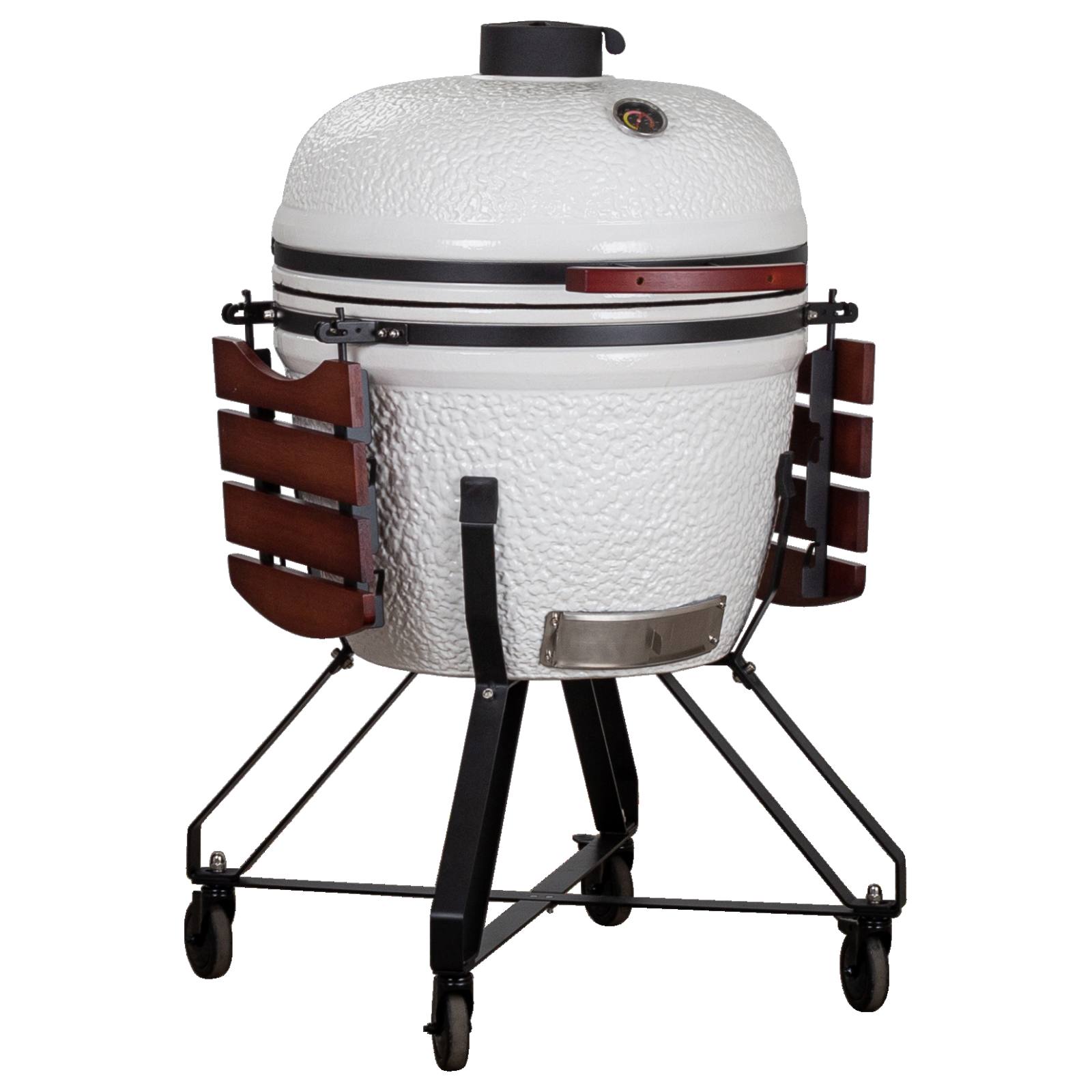 Kamado Devil 26 Inch Ceramic BBQ, White