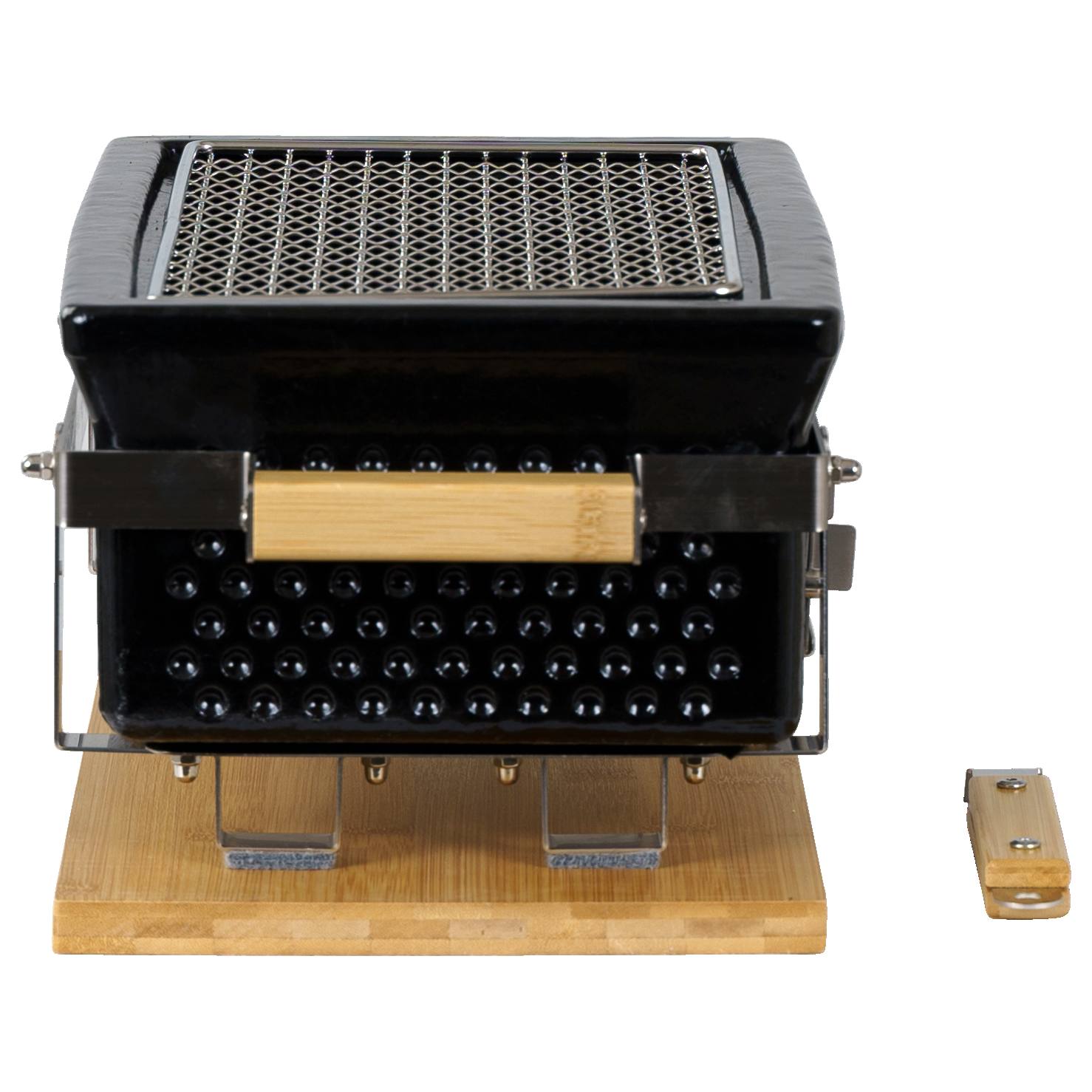 Hibachi Yoto Rectangular Ceramic Grill, Black