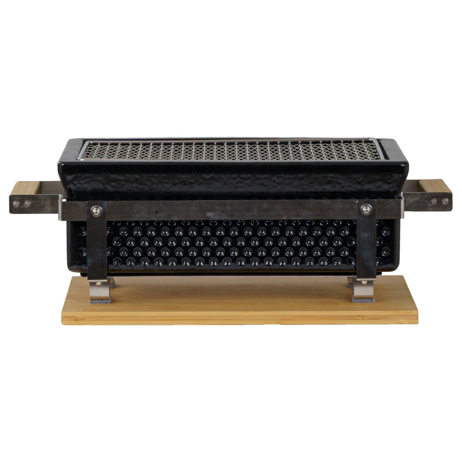 Hibachi Yoto Rectangular Ceramic Grill, Black