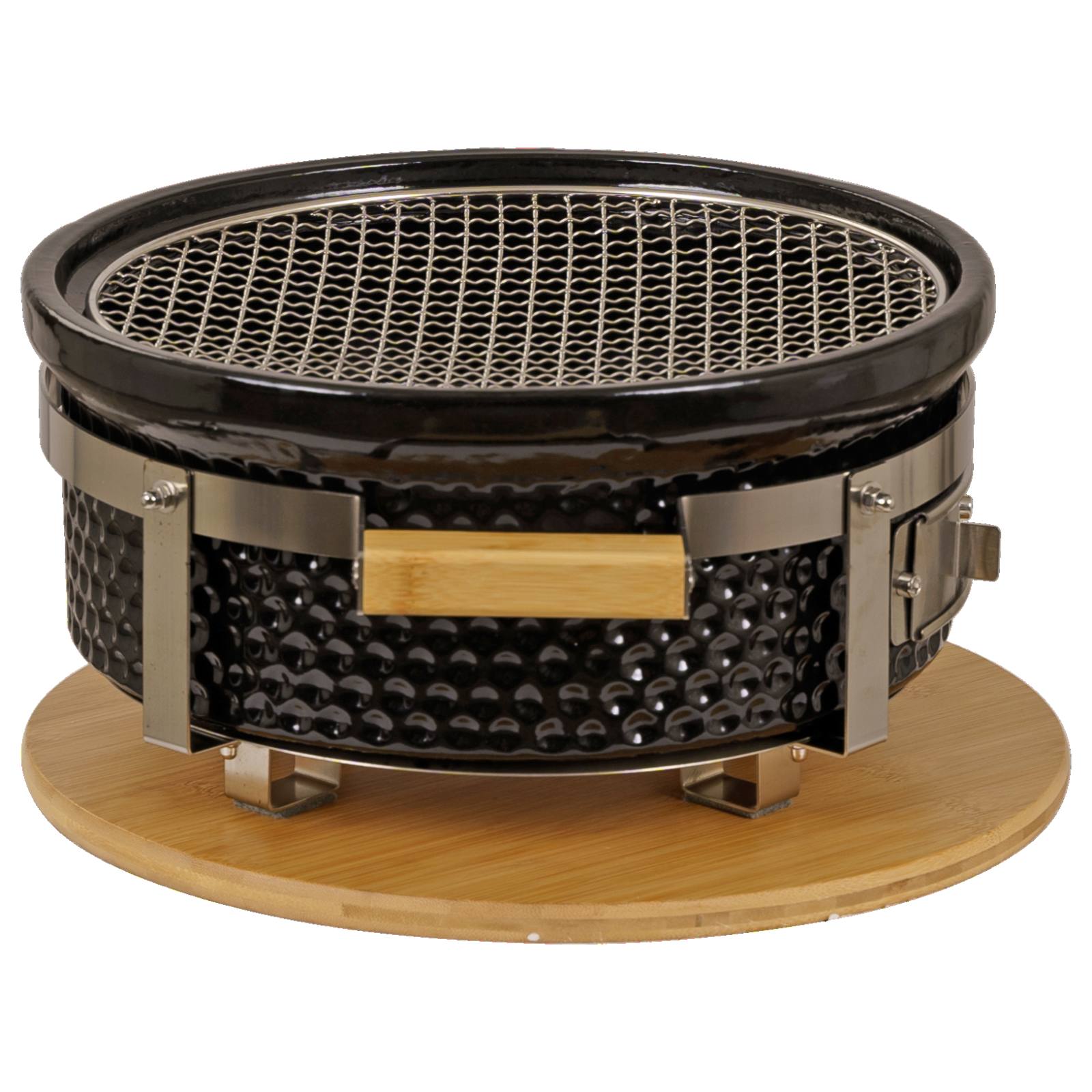 Hibachi Yoto Round Ceramic Grill, Black