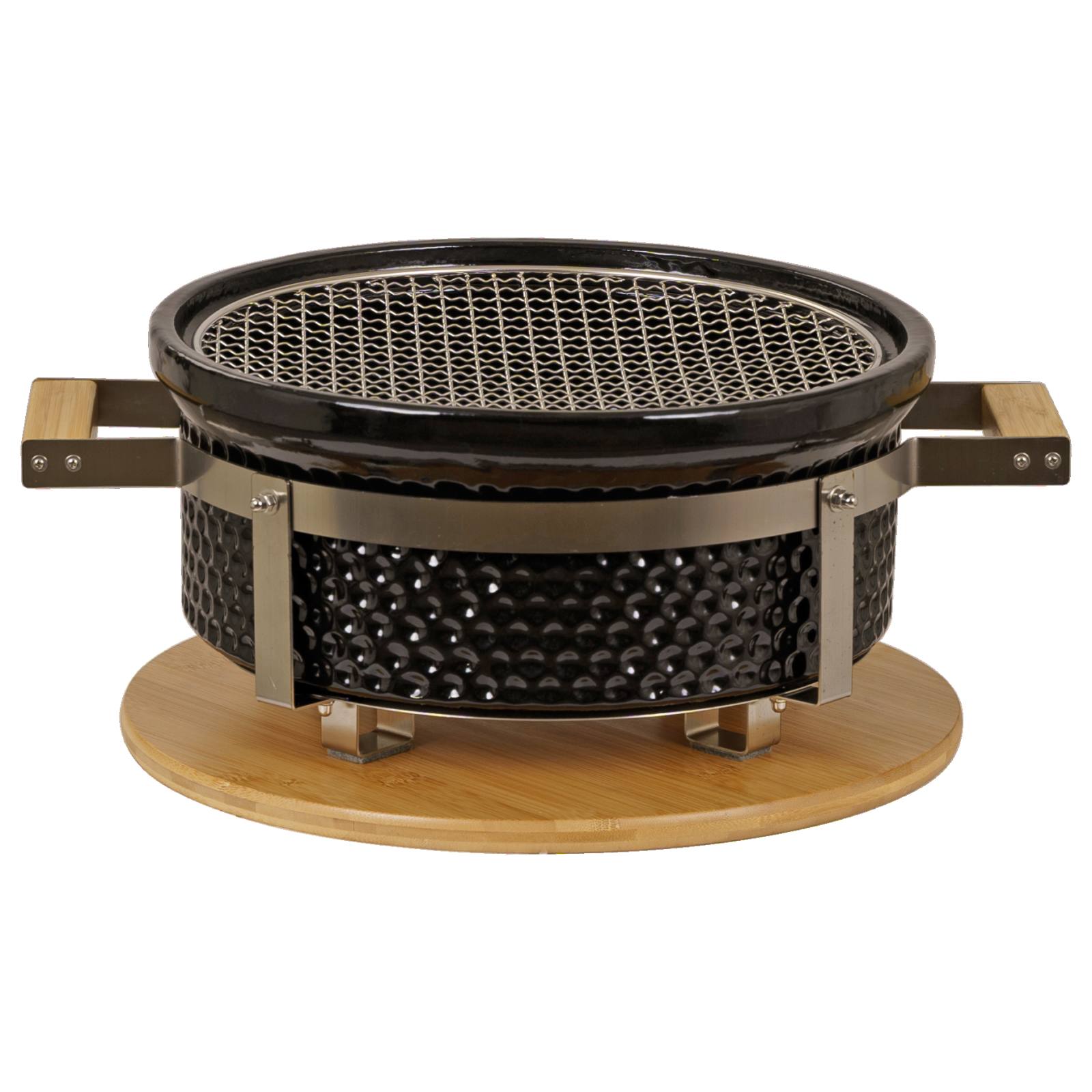 Hibachi Yoto Round Ceramic Grill, Black