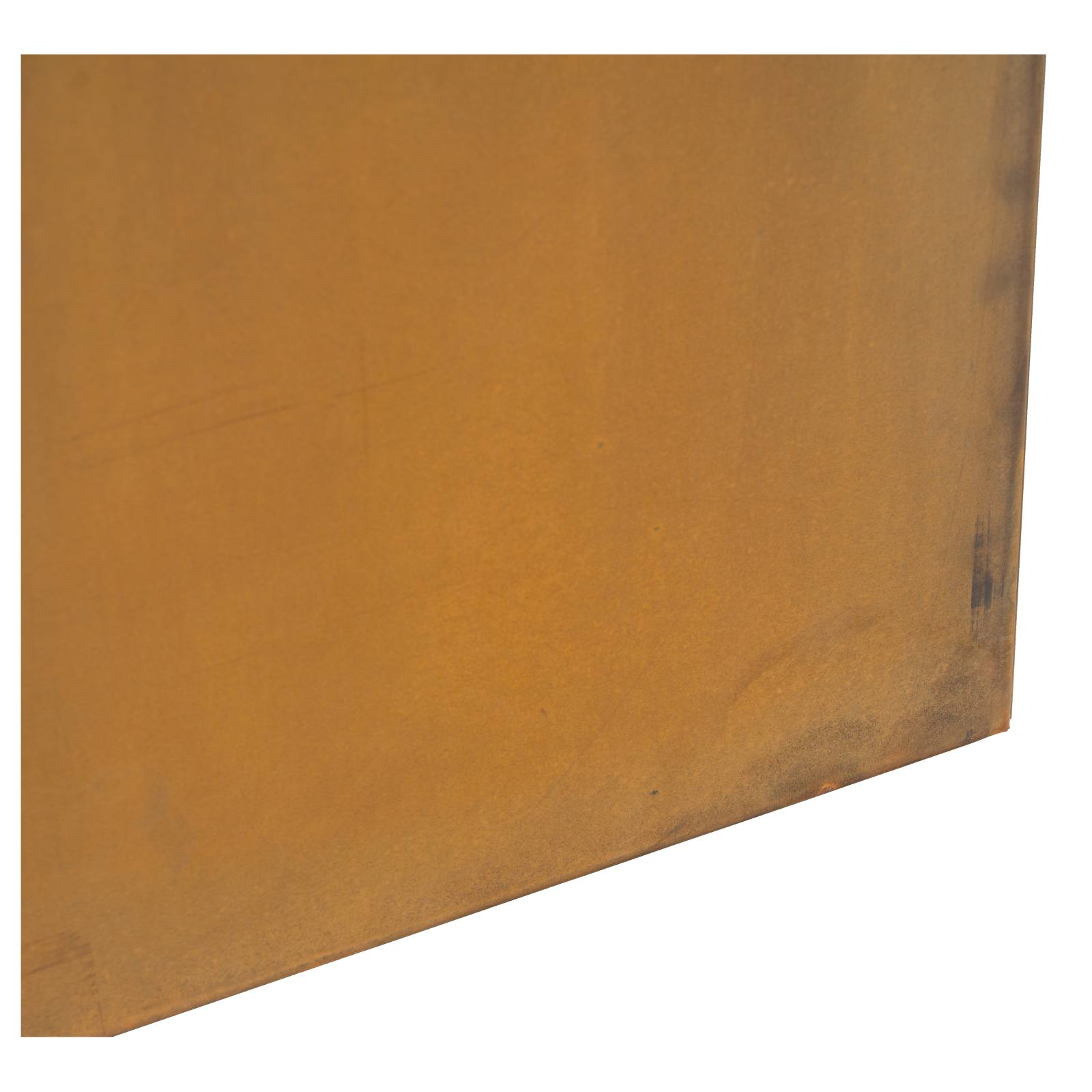 Fulton 60x60cm Corten Steel Square Planter, Rust