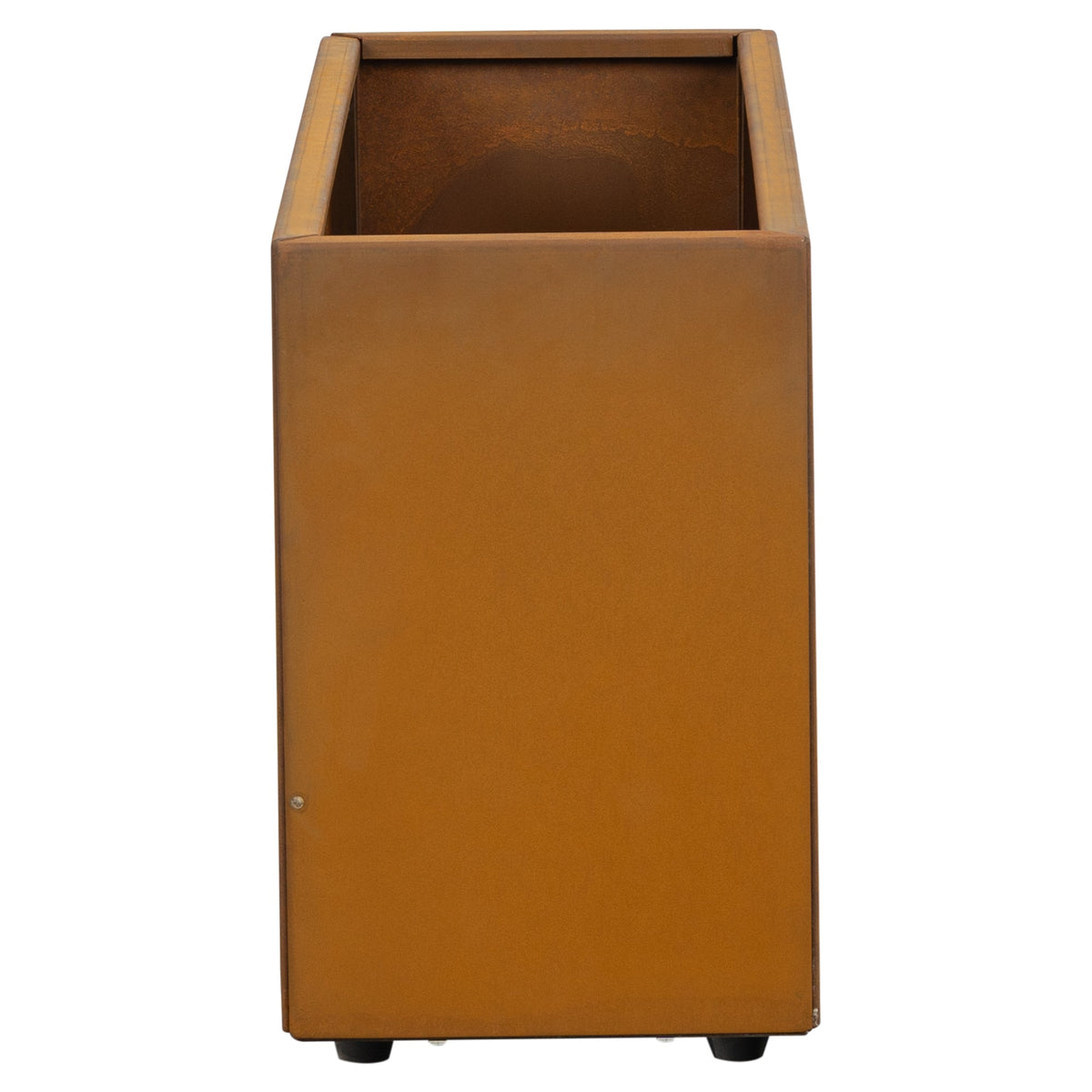Vaile 90x30x45cm Corten Steel Rectangular Planter, Rust