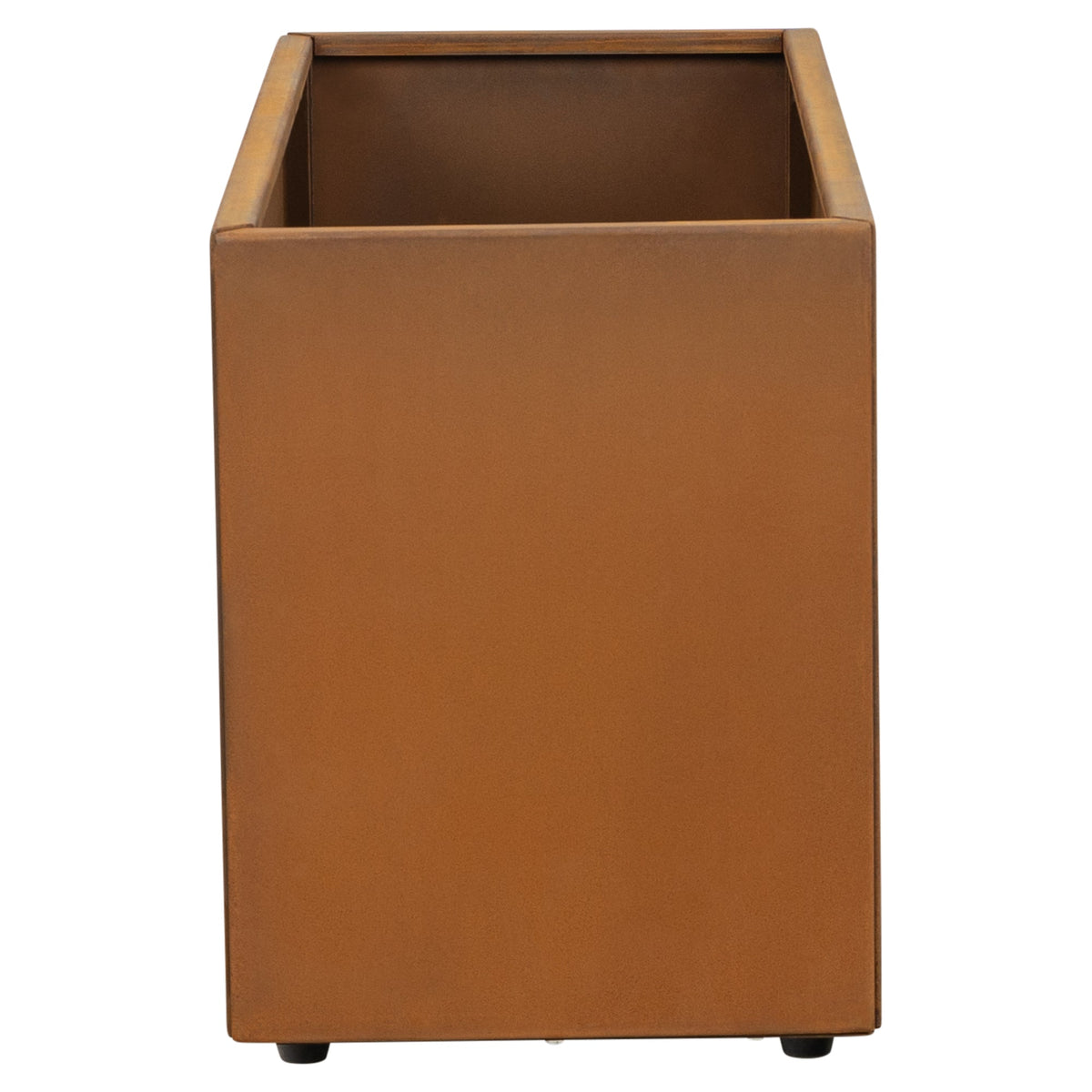 Vaile 100x40x50cm Corten Steel Rectangular Planter, Rust