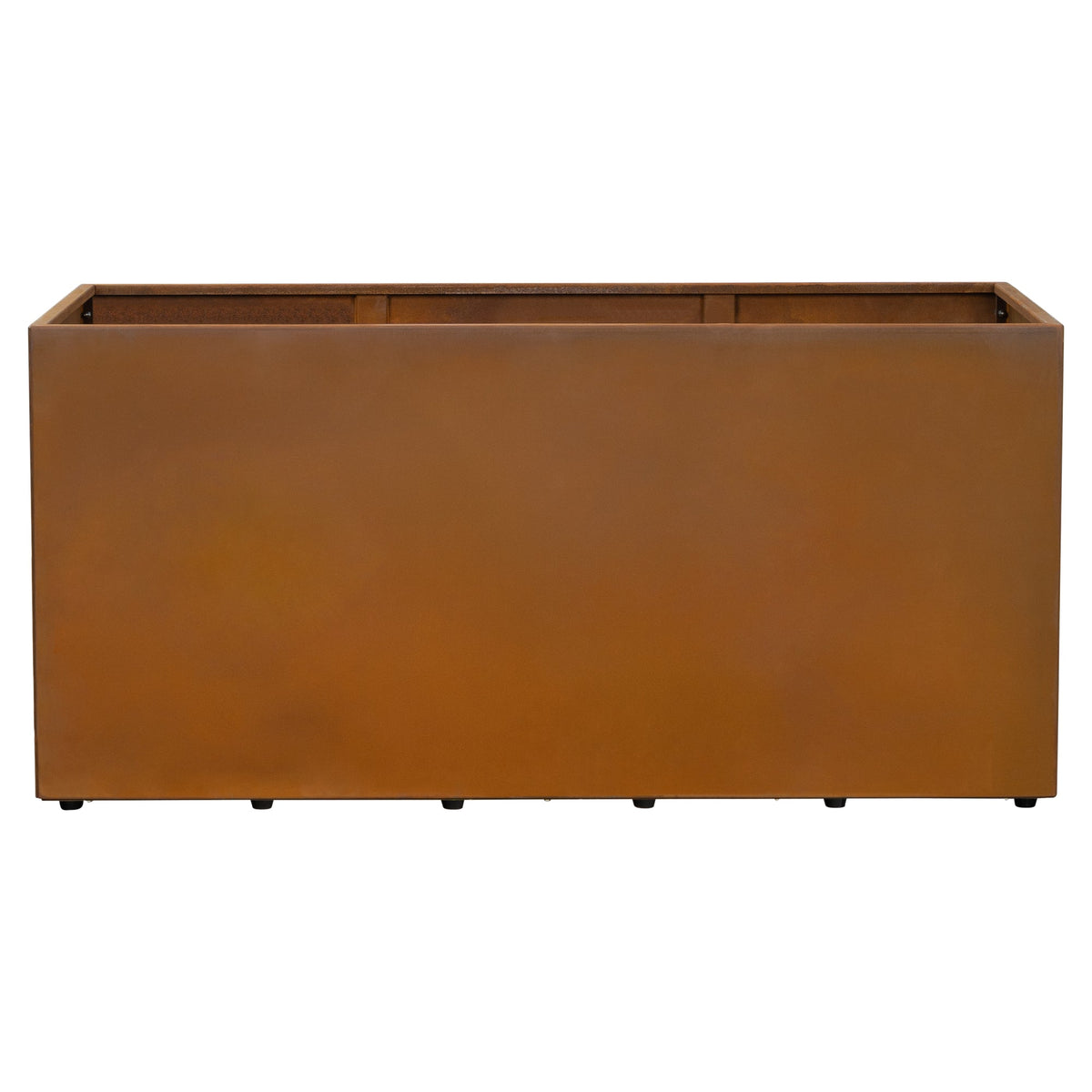 Vaile 150x60x70cm Corten Steel Rectangular Planter, Rust