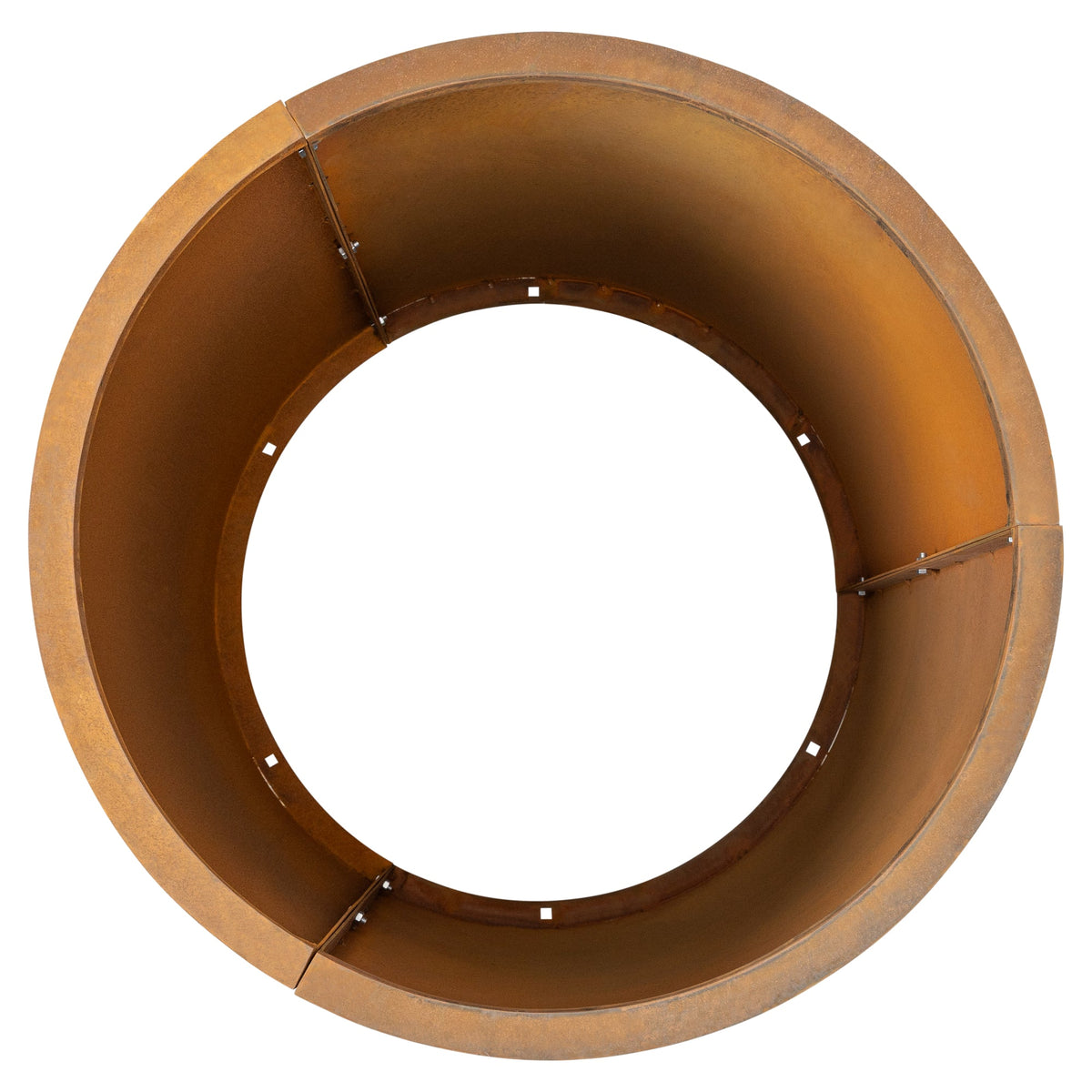 Hutton No Base 60cm Corten Steel Raised Garden Bed, Rust
