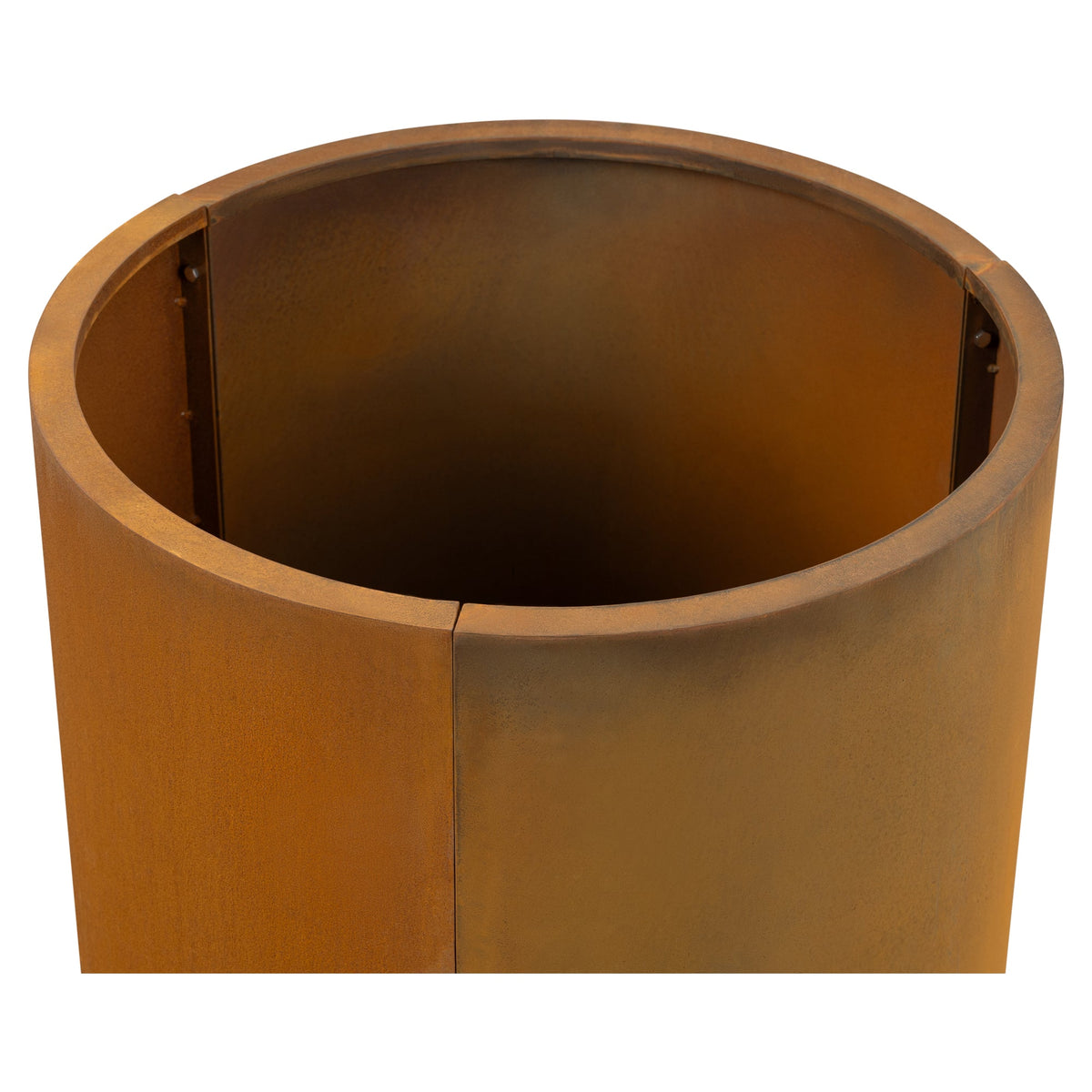 Hutton No Base 60cm Corten Steel Raised Garden Bed, Rust