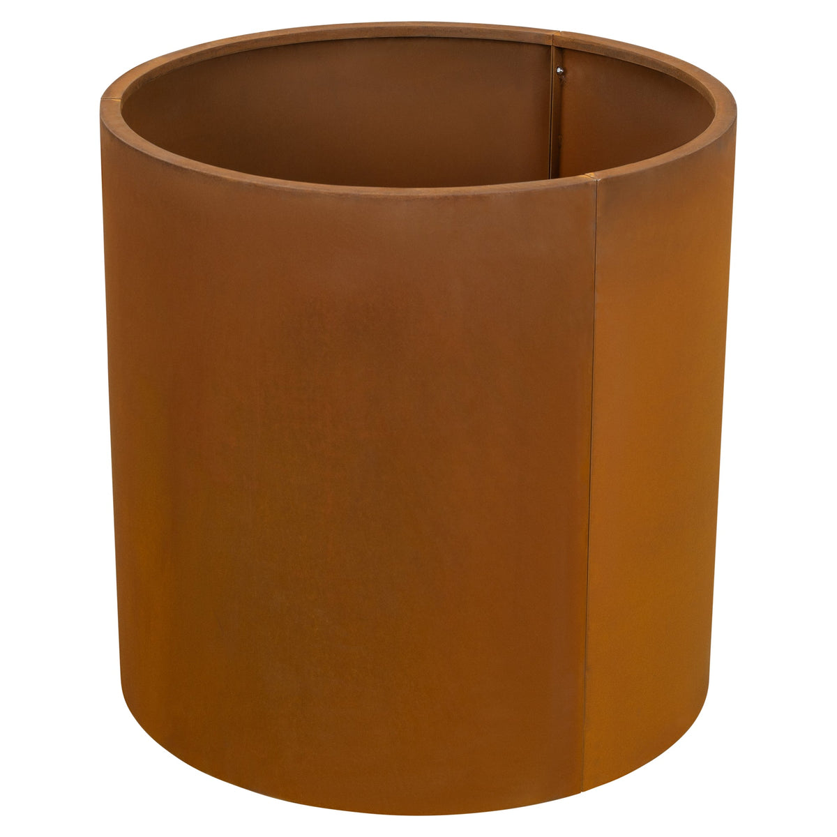 Hutton No Base 80cm Corten Steel Raised Garden Bed, Rust