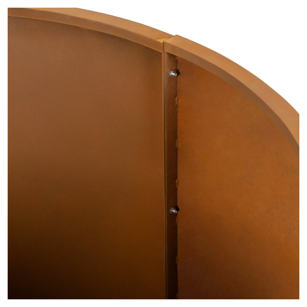 Hutton No Base 100x80cm Corten Steel Raised Garden Bed, Rust