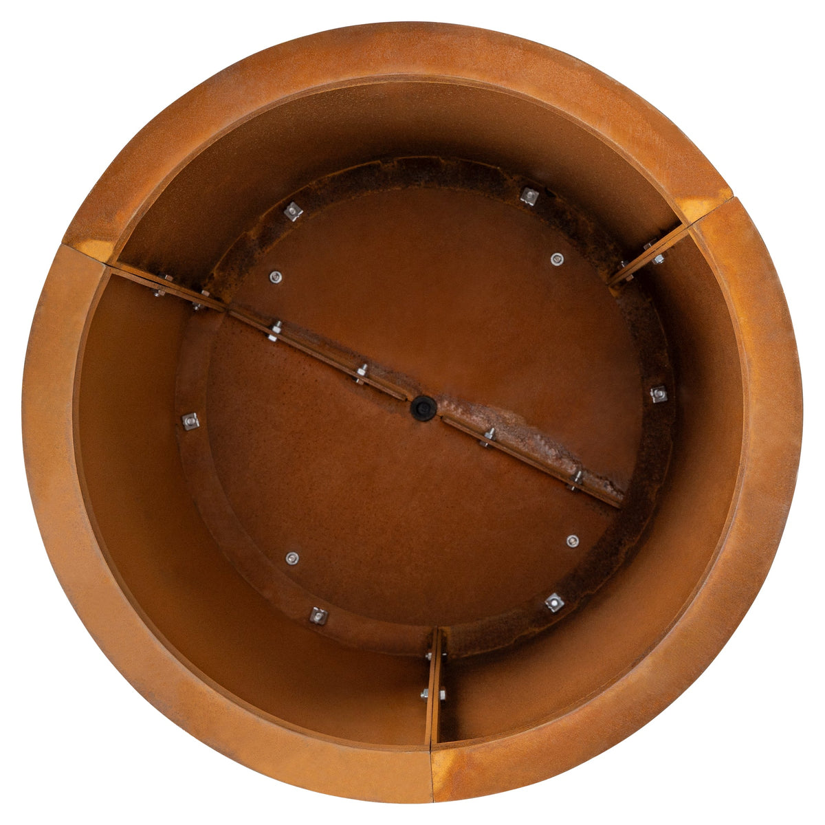 Hutton 40cm Corten Steel Planter, Rust