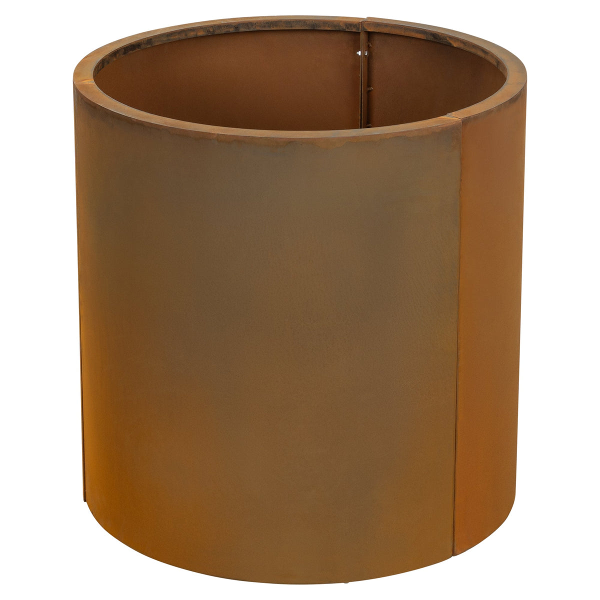 Hutton 60cm Corten Steel Planter, Rust