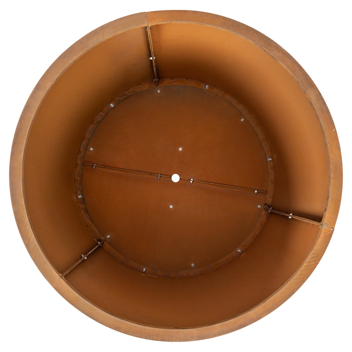 Hutton 70cm Corten Steel Planter, Rust
