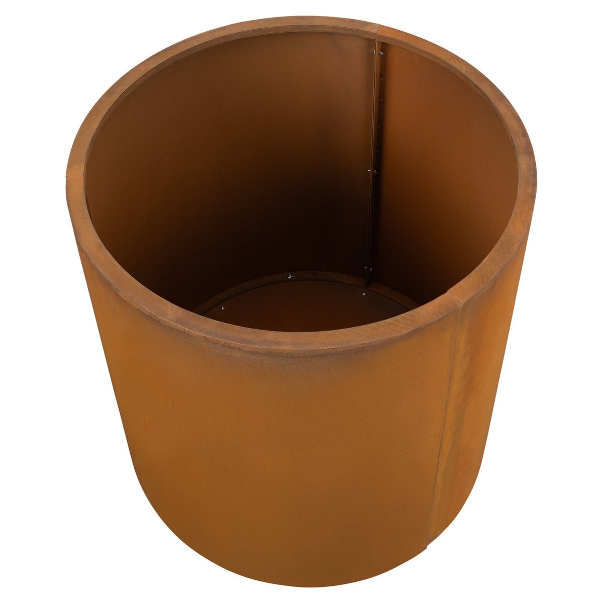 Hutton 70cm Corten Steel Planter, Rust