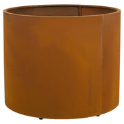 Hutton 100x80cm Corten Steel Planter, Rust