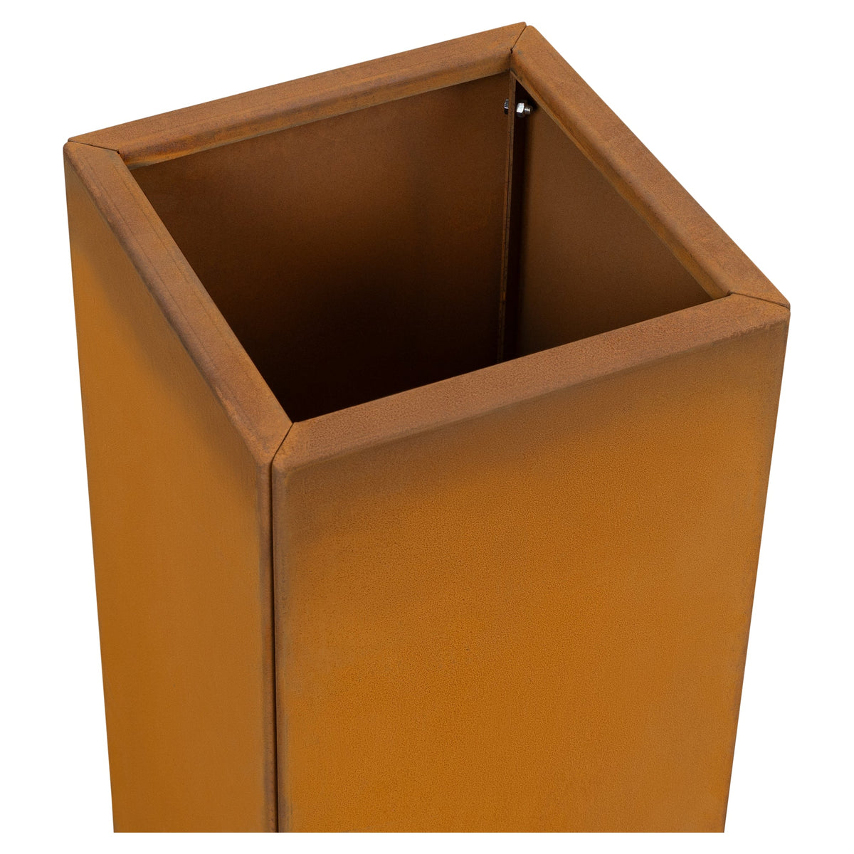 Bolton 30x60cm Corten Steel Tall Planter, Rust