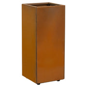 Bolton 40x80cm Corten Steel Tall Planter, Rust