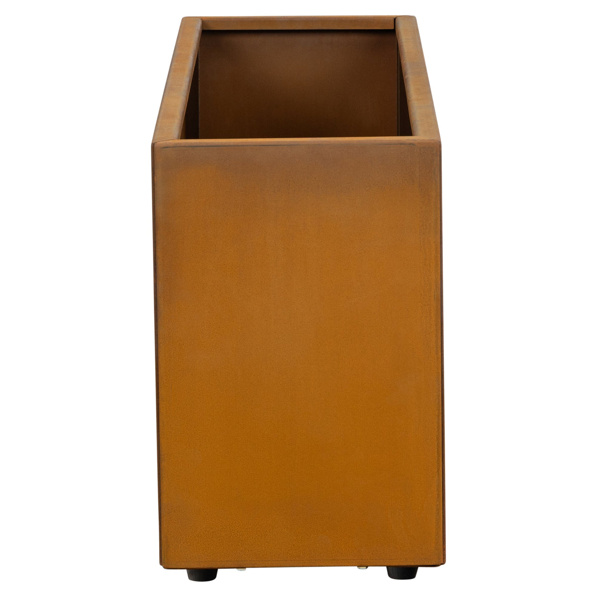 Prescott 100x30x45cm Corten Steel Trough Planter, Rust