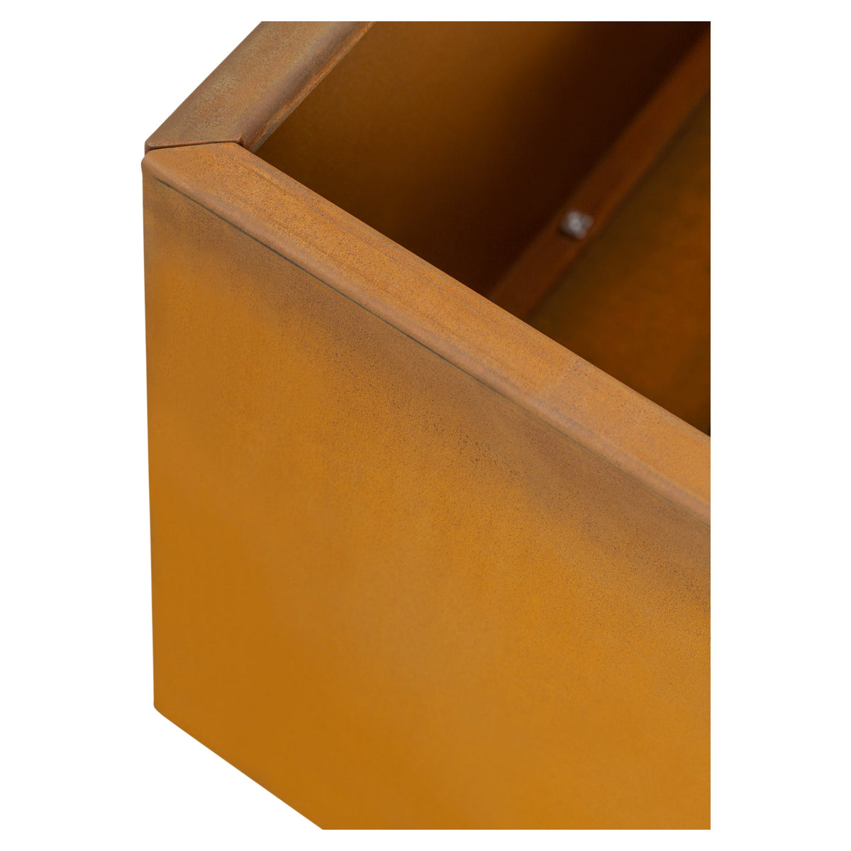 Prescott 100x30x45cm Corten Steel Trough Planter, Rust