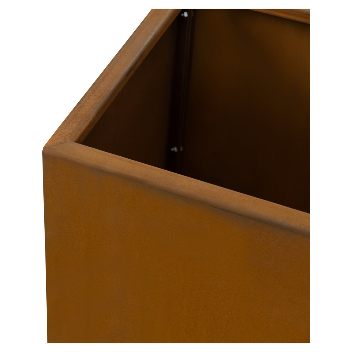 Prescott 120x40x55cm Corten Steel Trough Planter, Rust