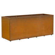 Prescott 150x50x60cm Corten Steel Trough Planter, Rust