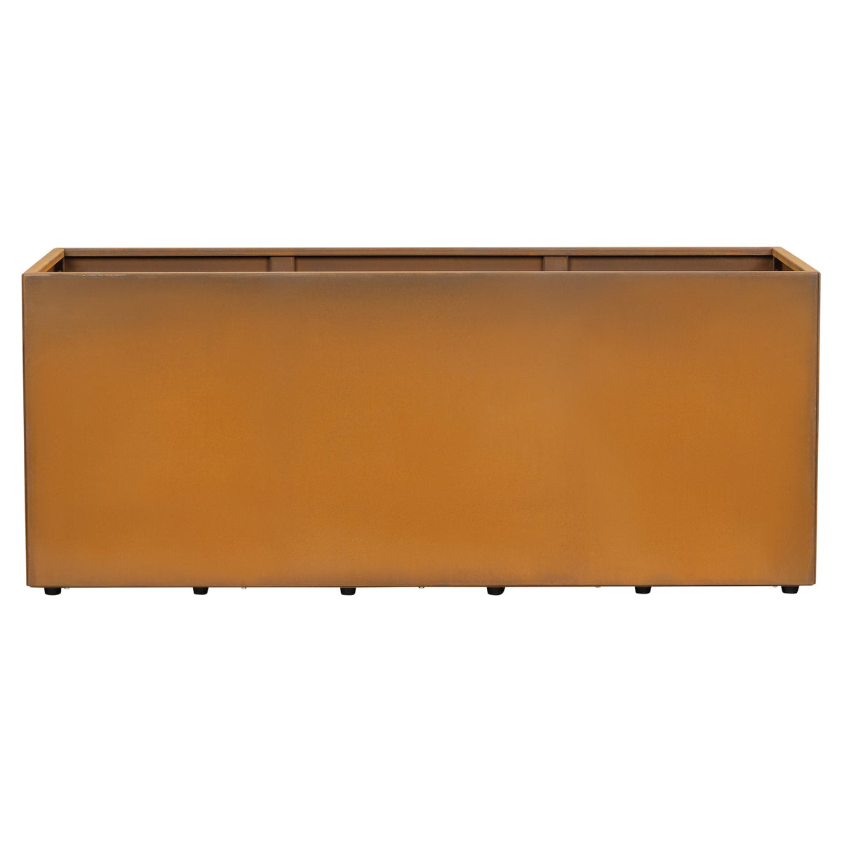Prescott 150x50x60cm Corten Steel Trough Planter, Rust