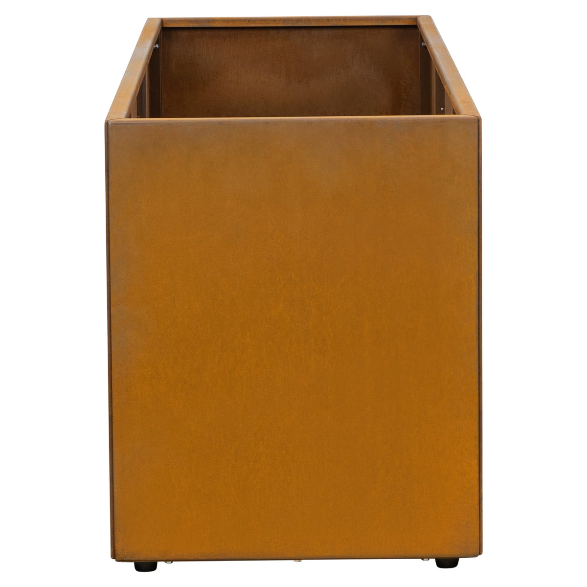 Prescott 150x50x60cm Corten Steel Trough Planter, Rust
