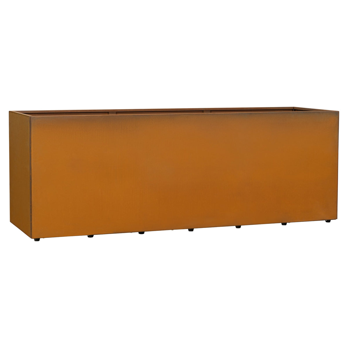 Prescott 200x60x70cm Corten Steel Trough Planter, Rust