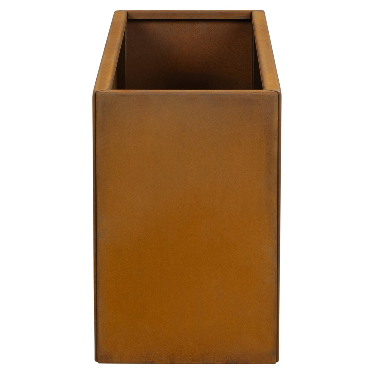 Prescott 100x30x45cm Corten Steel Trough Raised Garden Bed, Rust